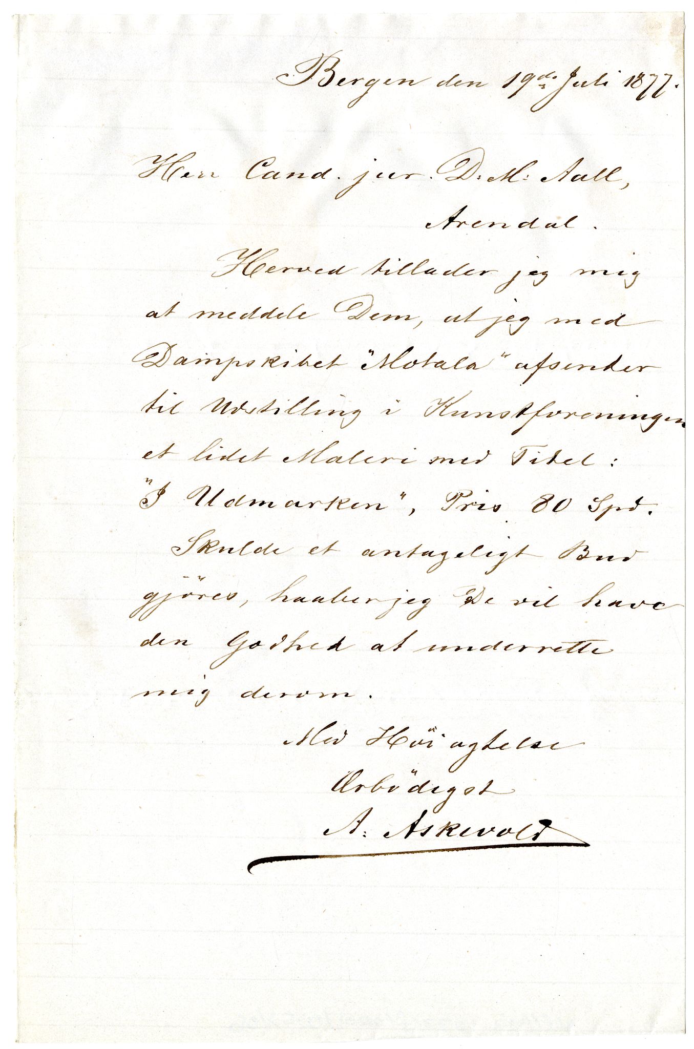 Diderik Maria Aalls brevsamling, NF/Ark-1023/F/L0001: D.M. Aalls brevsamling. A - B, 1738-1889, s. 600