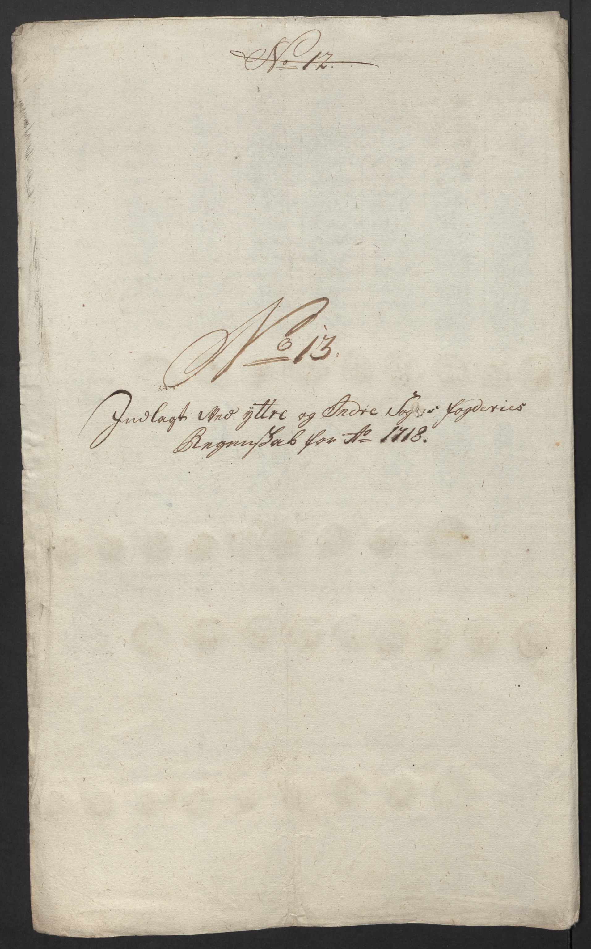 Rentekammeret inntil 1814, Reviderte regnskaper, Fogderegnskap, RA/EA-4092/R52/L3321: Fogderegnskap Sogn, 1717-1718, s. 540