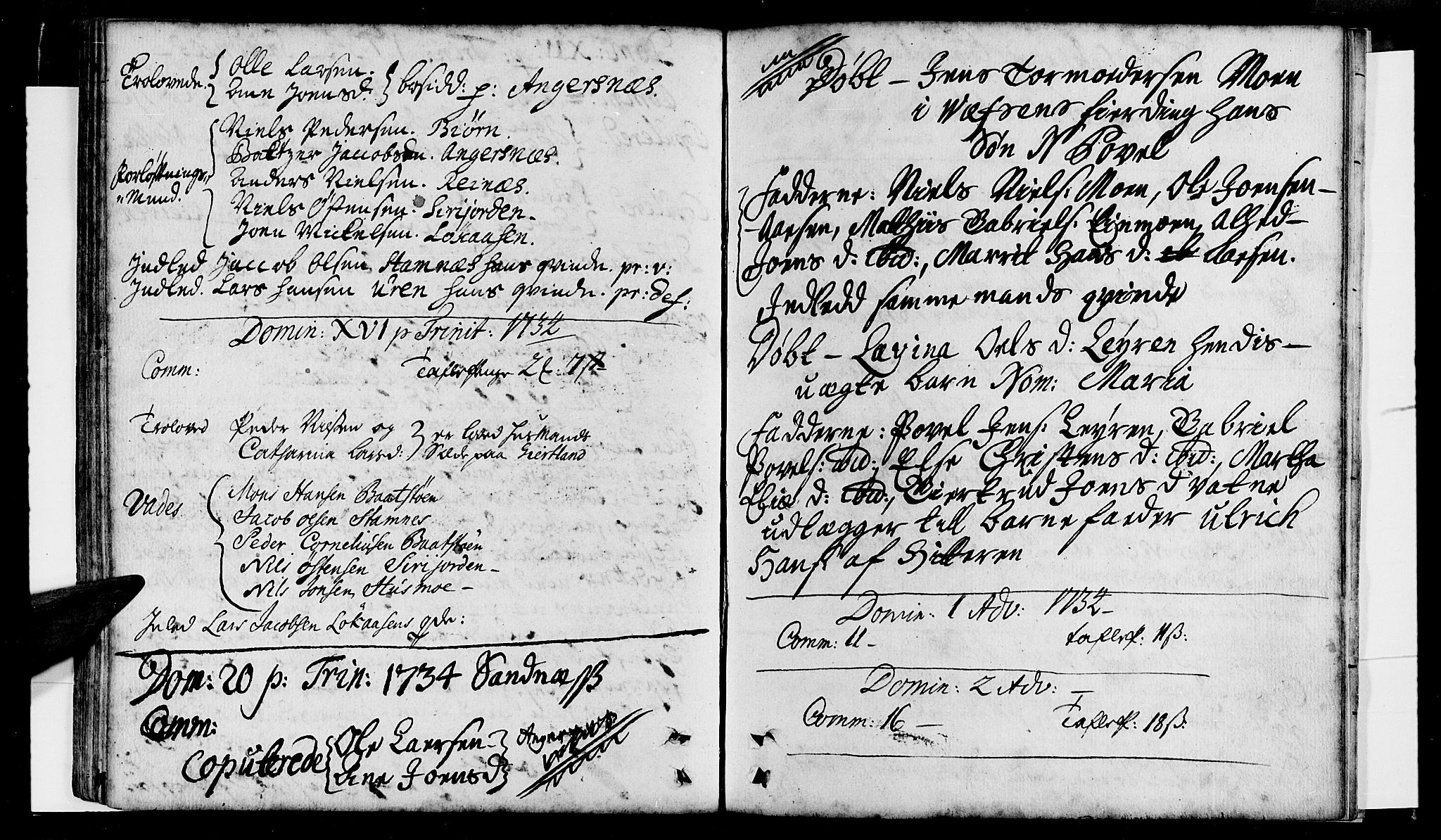 Ministerialprotokoller, klokkerbøker og fødselsregistre - Nordland, AV/SAT-A-1459/831/L0470: Ministerialbok nr. 831A01, 1714-1737