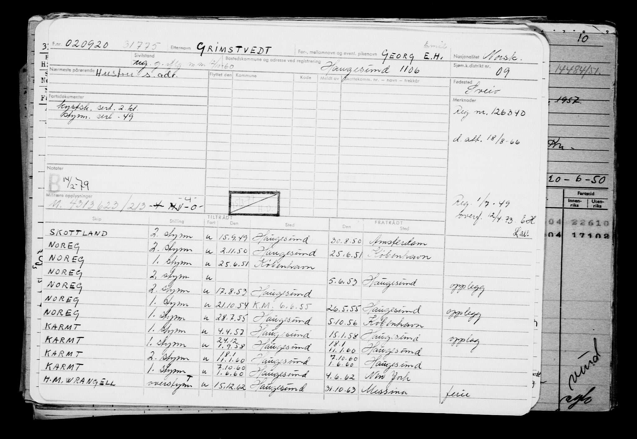 Direktoratet for sjømenn, AV/RA-S-3545/G/Gb/L0185: Hovedkort, 1920, s. 24