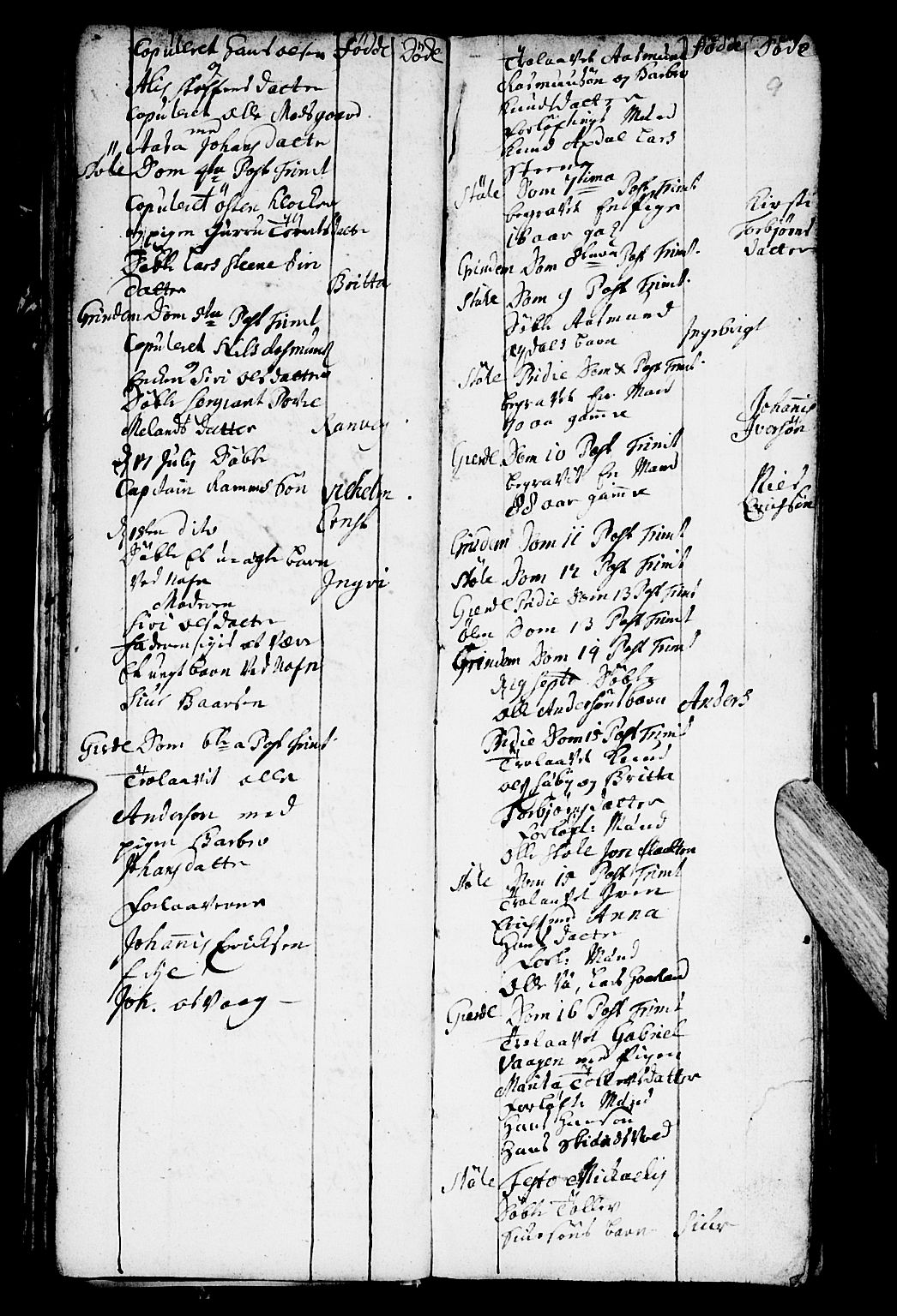 Etne sokneprestembete, SAB/A-75001/H/Haa: Ministerialbok nr. A 2, 1725-1755, s. 9