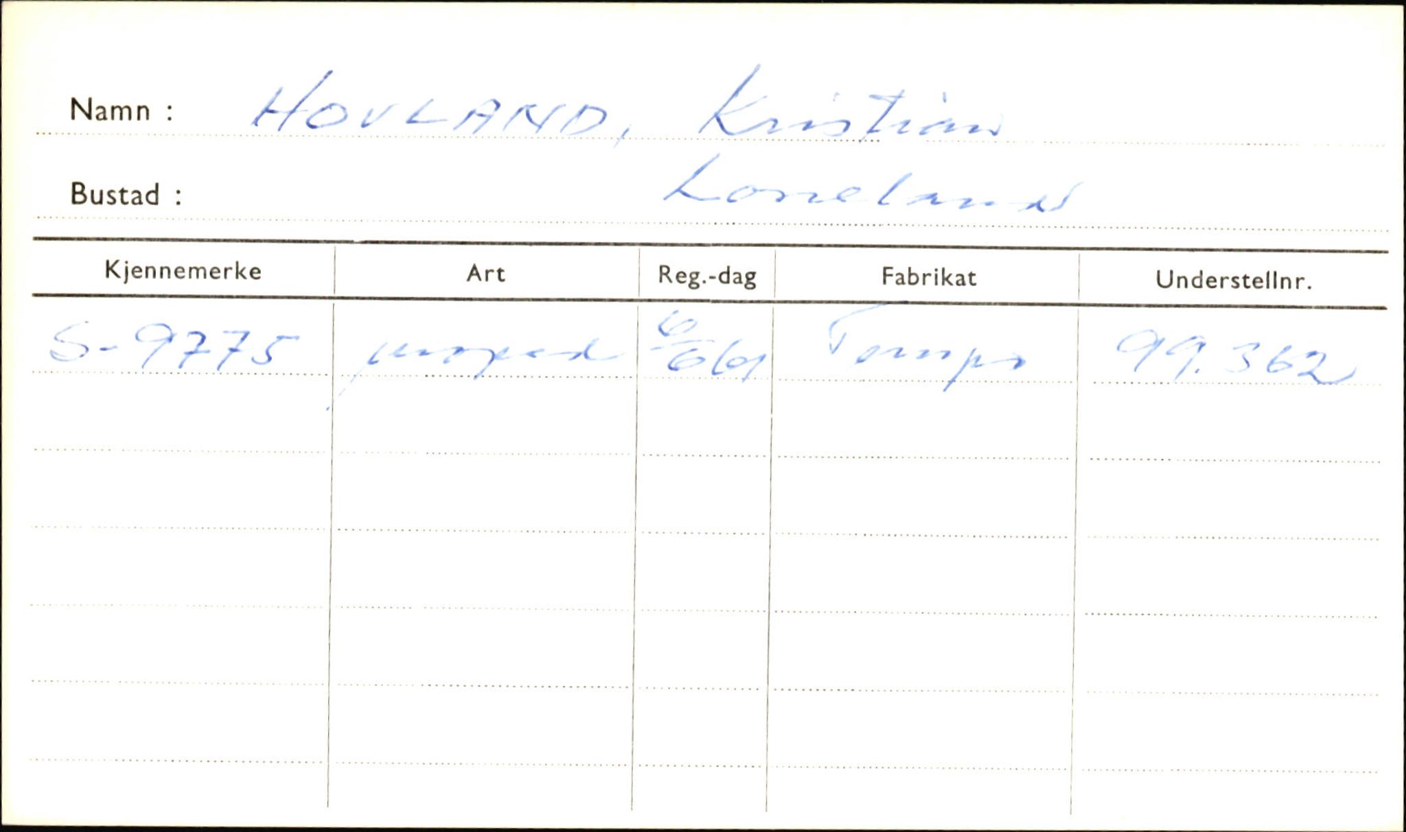 Statens vegvesen, Sogn og Fjordane vegkontor, SAB/A-5301/4/F/L0001A: Eigarregister Fjordane til 1.6.1961, 1930-1961, s. 717