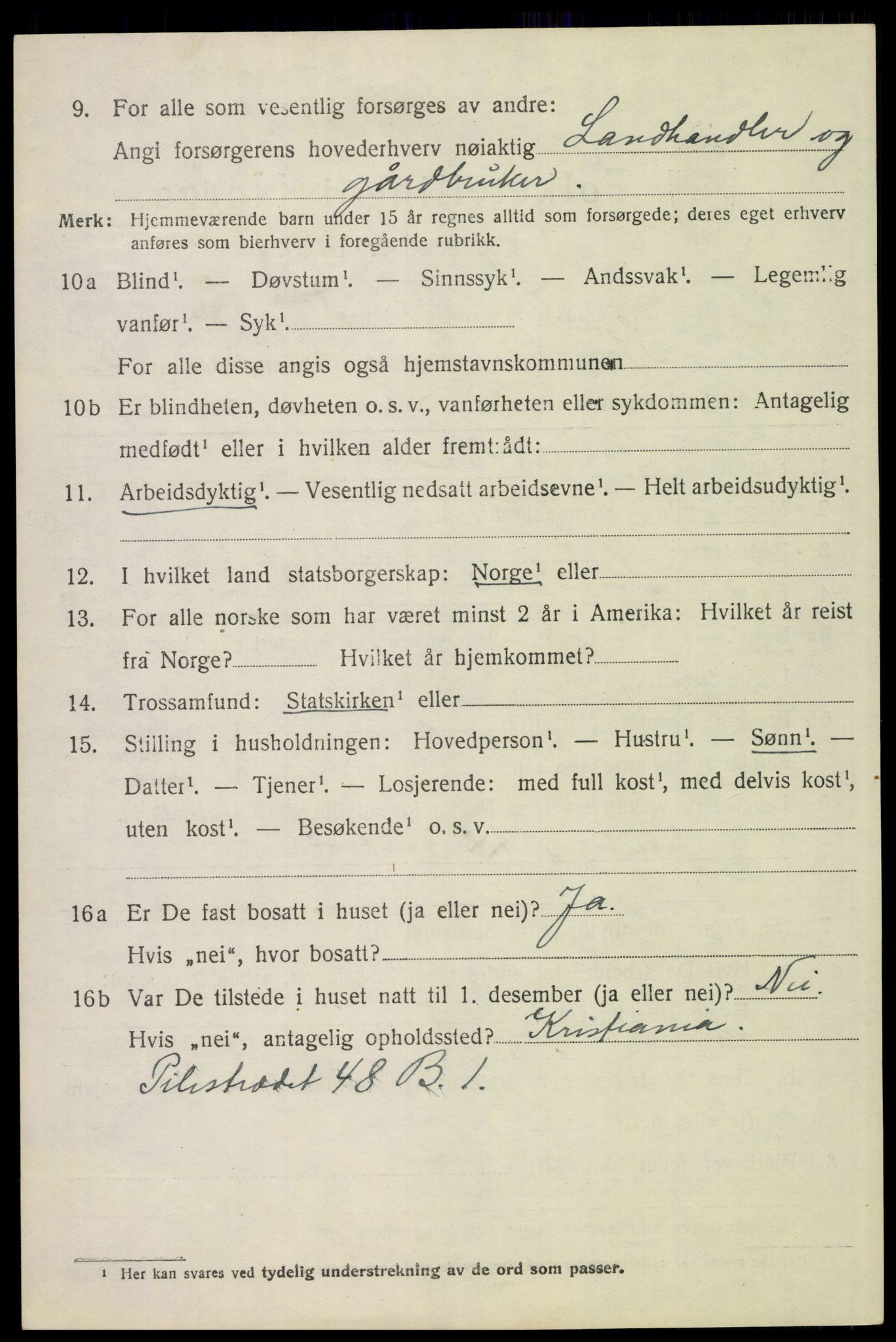 SAH, Folketelling 1920 for 0430 Stor-Elvdal herred, 1920, s. 3405