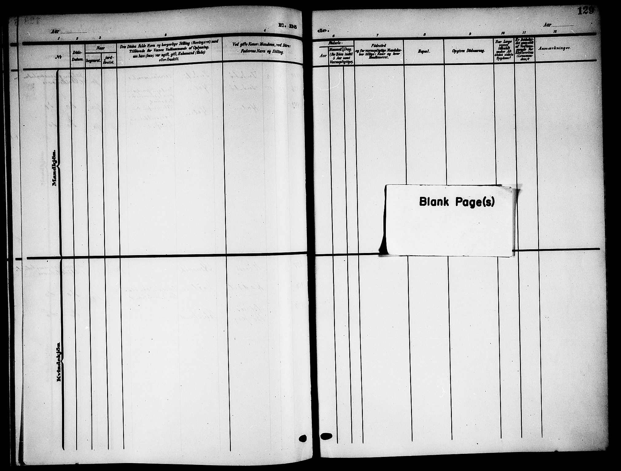 Ministerialprotokoller, klokkerbøker og fødselsregistre - Nordland, AV/SAT-A-1459/894/L1361: Klokkerbok nr. 894C04, 1905-1922, s. 129