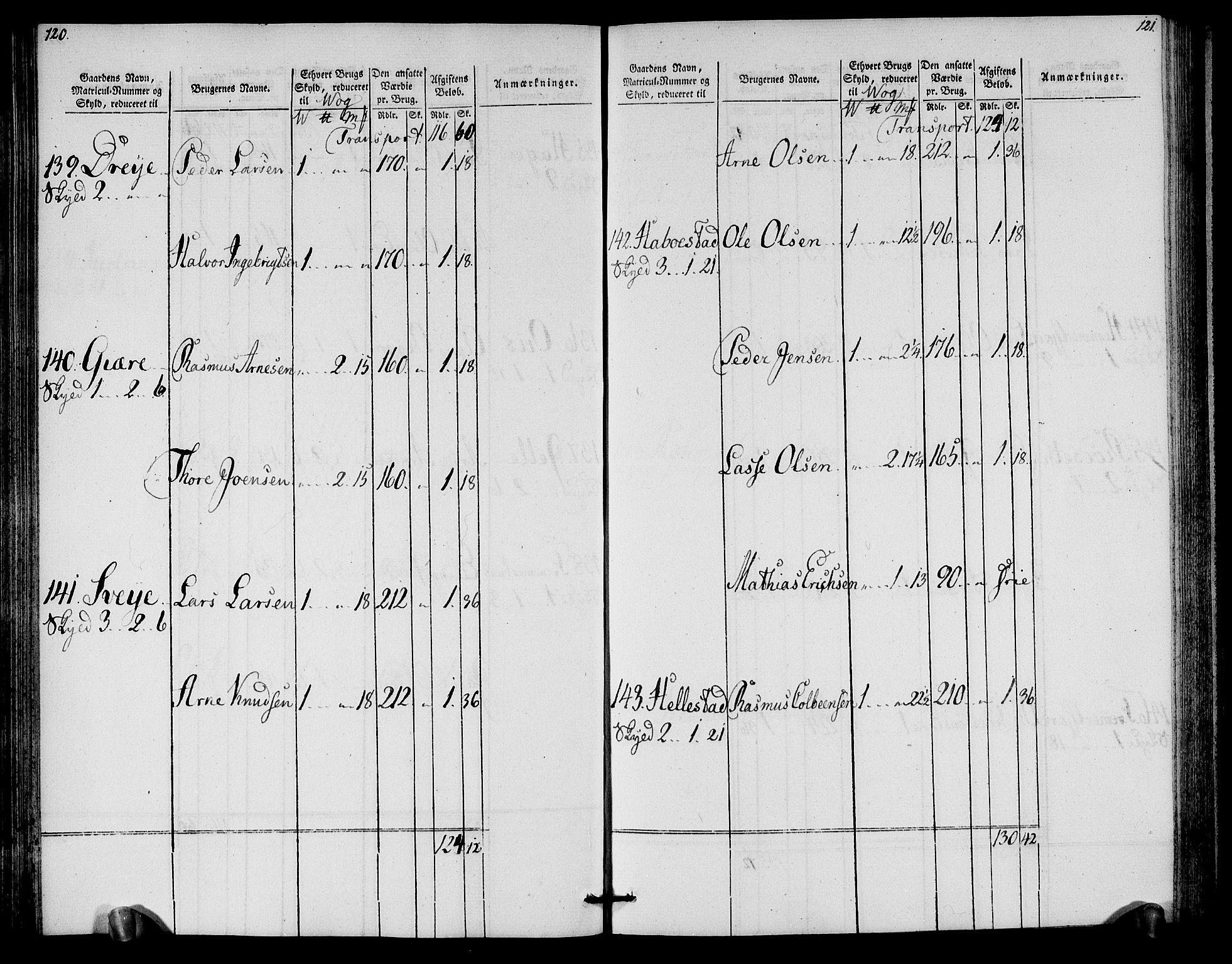 Rentekammeret inntil 1814, Realistisk ordnet avdeling, AV/RA-EA-4070/N/Ne/Nea/L0125a: Sunnmøre fogderi. Oppebørselsregister for fogderiets nordre del, 1803, s. 62