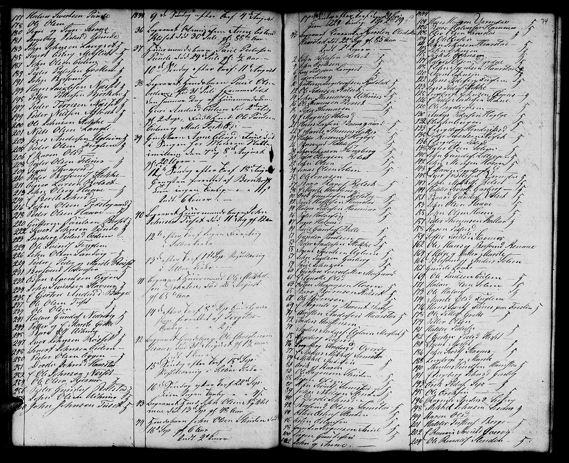 Ministerialprotokoller, klokkerbøker og fødselsregistre - Sør-Trøndelag, AV/SAT-A-1456/695/L1154: Klokkerbok nr. 695C05, 1842-1858, s. 34