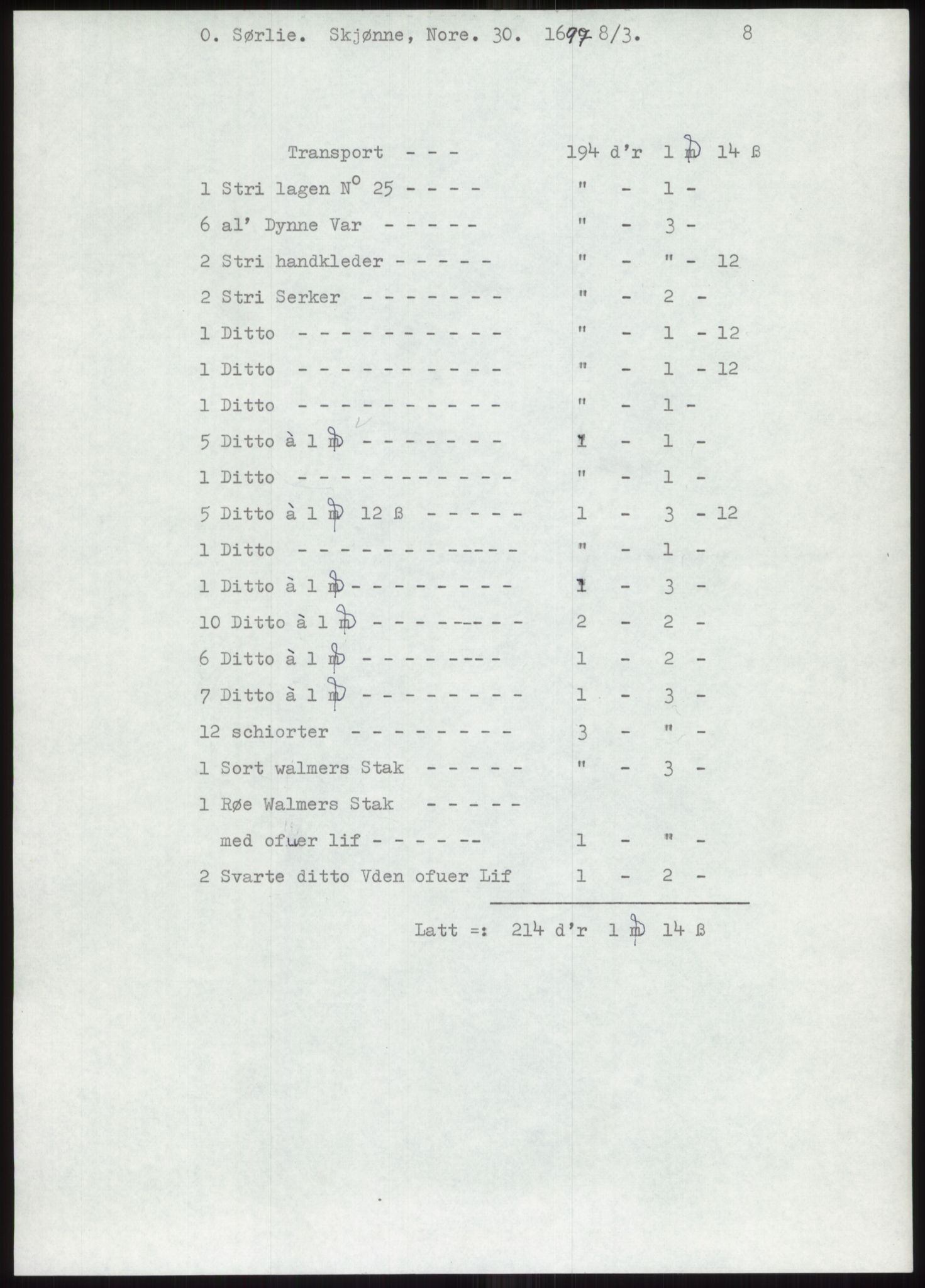 Samlinger til kildeutgivelse, Diplomavskriftsamlingen, AV/RA-EA-4053/H/Ha, s. 356