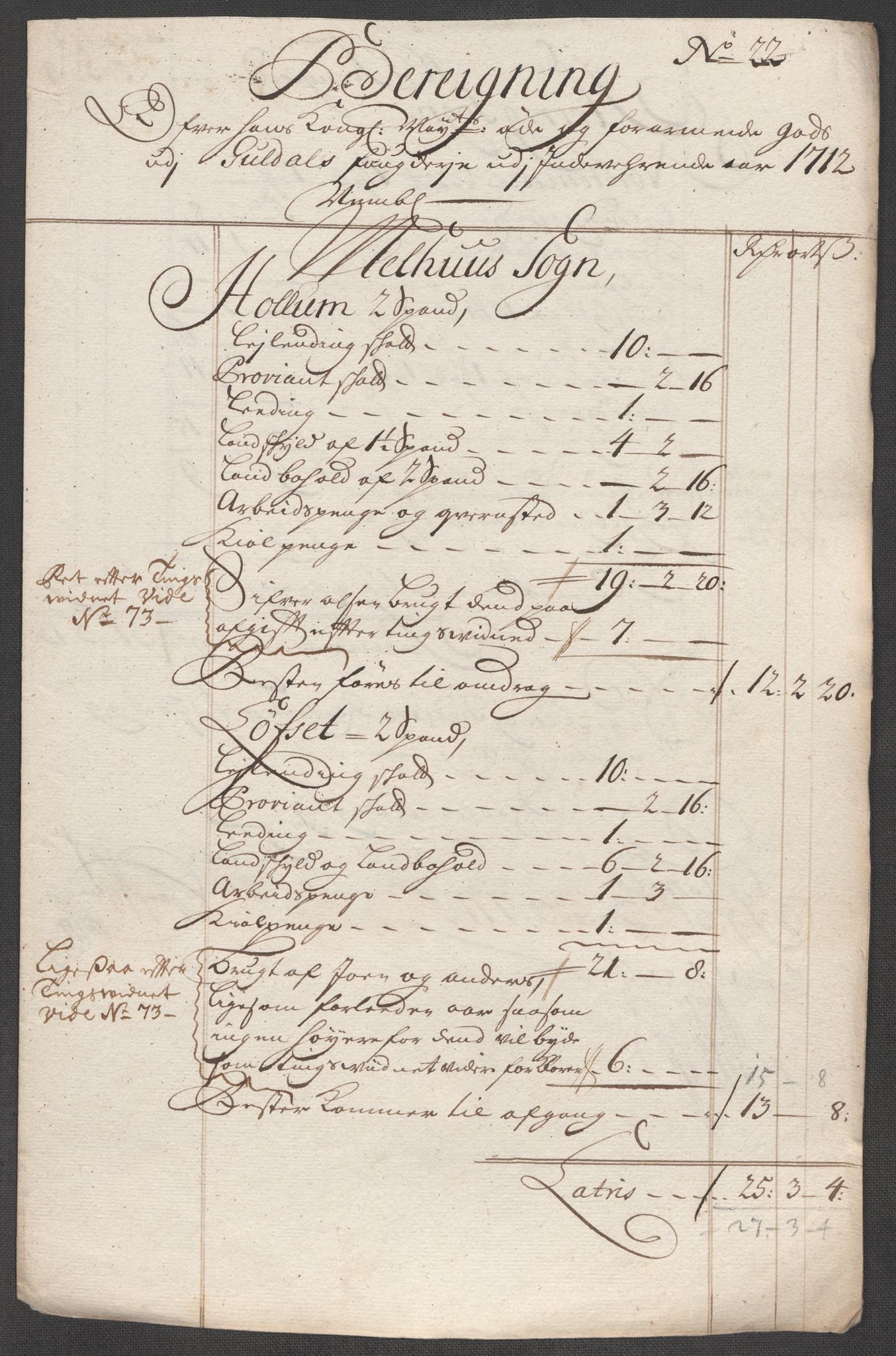 Rentekammeret inntil 1814, Reviderte regnskaper, Fogderegnskap, RA/EA-4092/R60/L3963: Fogderegnskap Orkdal og Gauldal, 1712, s. 506