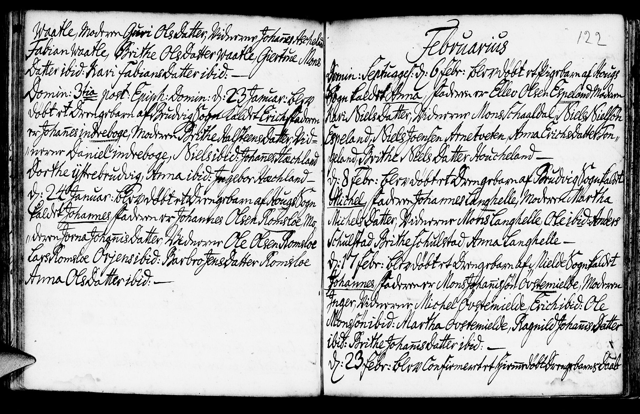 Haus sokneprestembete, SAB/A-75601/H/Haa: Ministerialbok nr. A 6, 1748-1758, s. 122