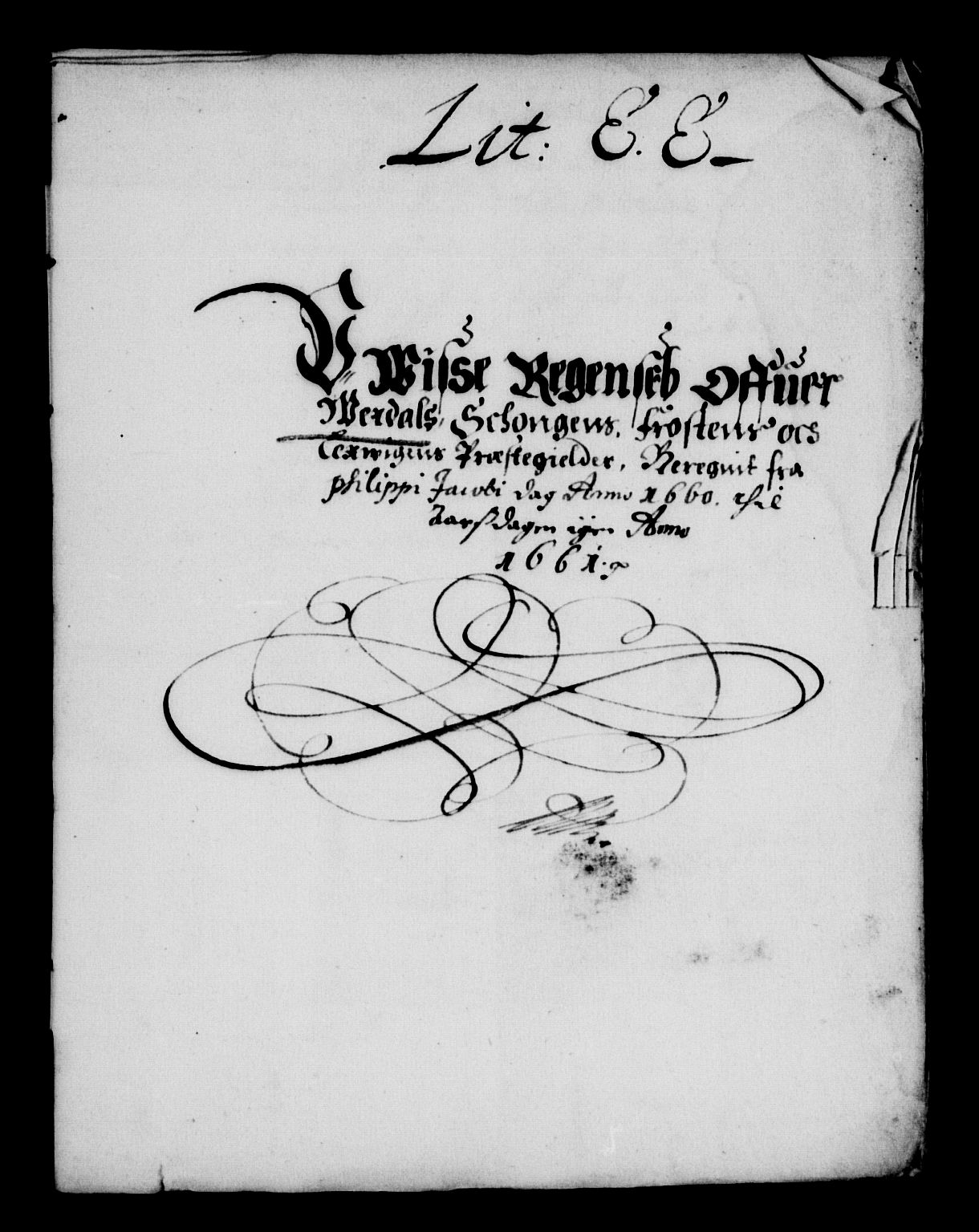 Rentekammeret inntil 1814, Reviderte regnskaper, Lensregnskaper, AV/RA-EA-5023/R/Rb/Rbw/L0144: Trondheim len, 1660-1661