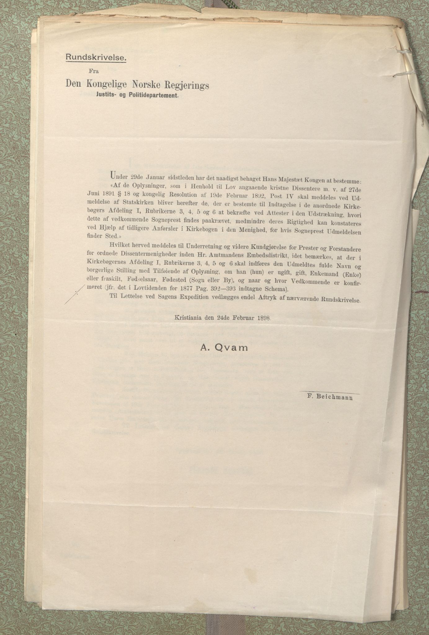 Den evangelisk-lutherske frikirke østre menighet, Oslo, AV/SAO-PAO-0245/F/L0002: Dissenterprotokoll nr. 2, 1892-1936