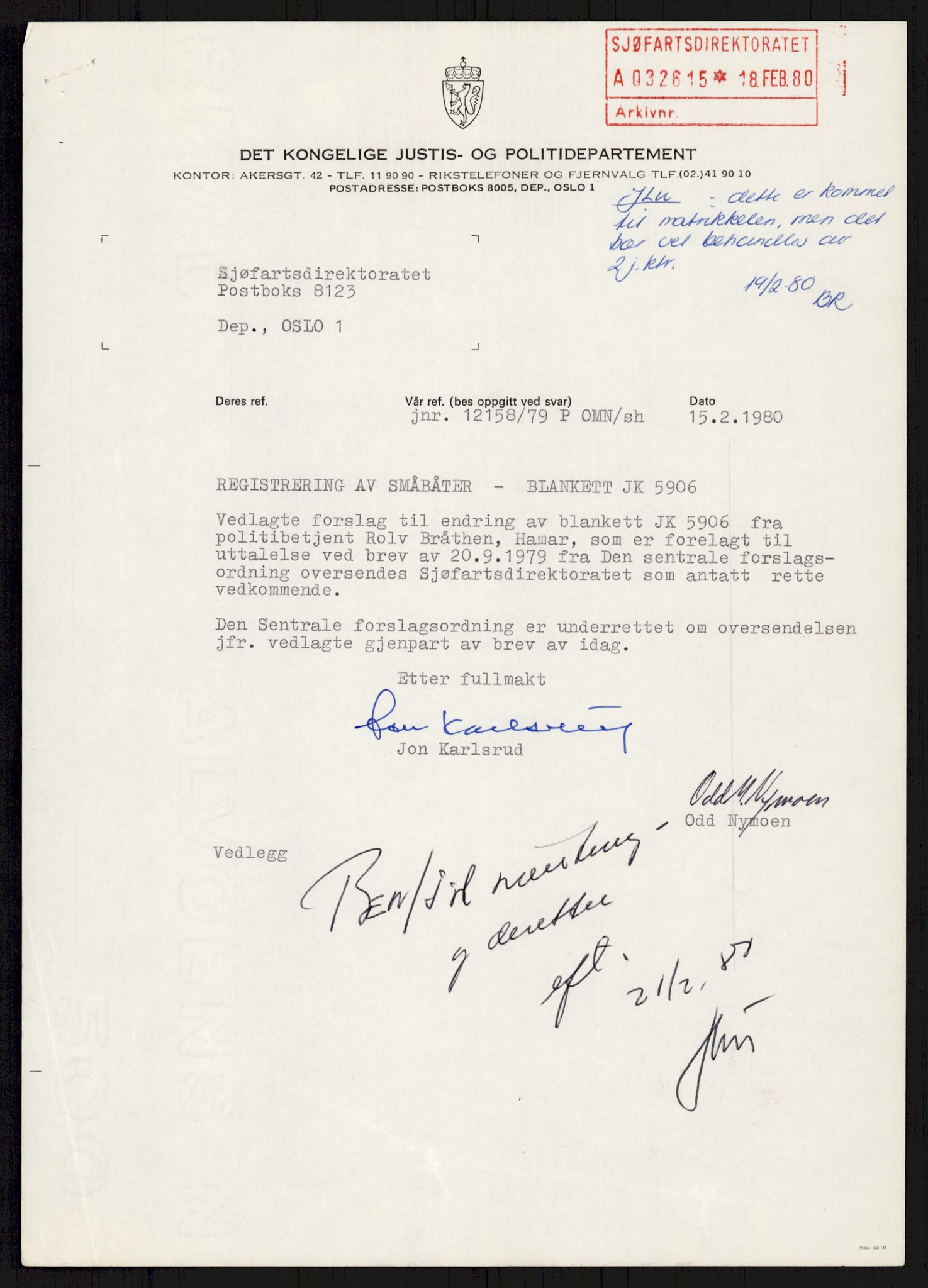 Sjøfartsdirektoratet med forløpere, generelt arkiv, AV/RA-S-1407/D/Du/Duc/L0641/0004: Skipskontrollen - Forskrifter    / Utleiebåter (2 mapper), 1977-1989, s. 538