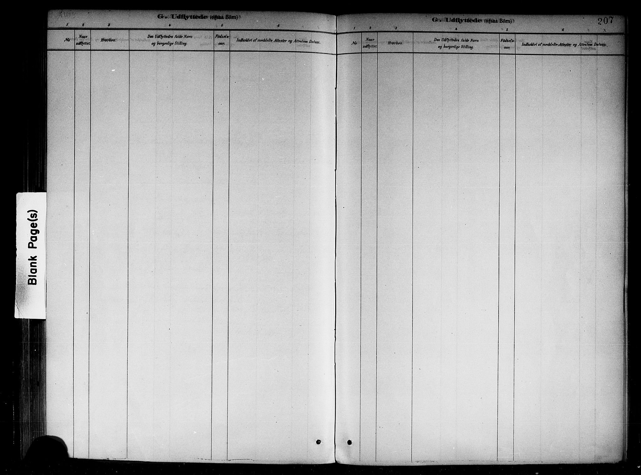 Vik sokneprestembete, SAB/A-81501: Ministerialbok nr. B 1, 1878-1890, s. 207