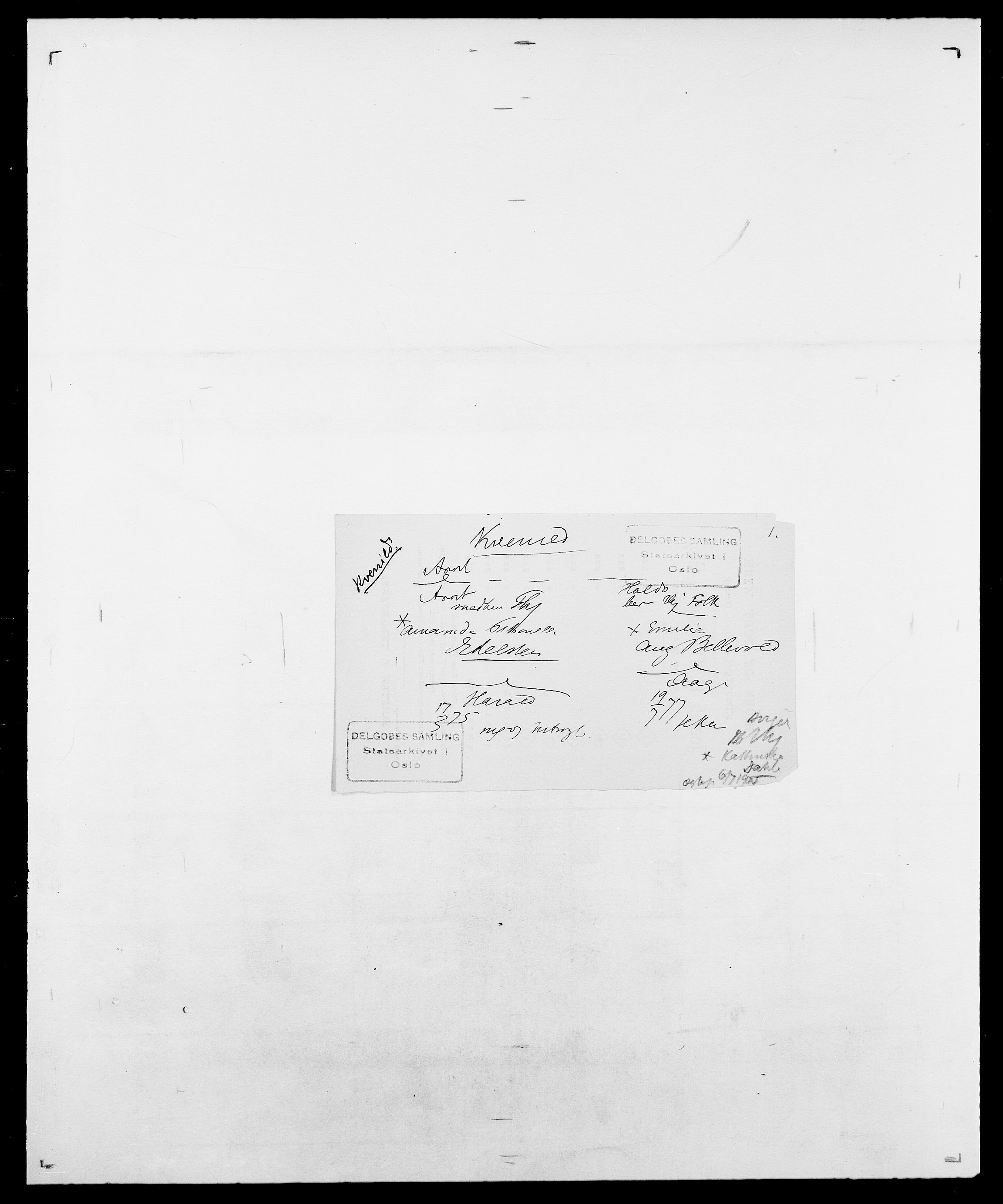 Delgobe, Charles Antoine - samling, AV/SAO-PAO-0038/D/Da/L0022: Krog - Lasteen, s. 249