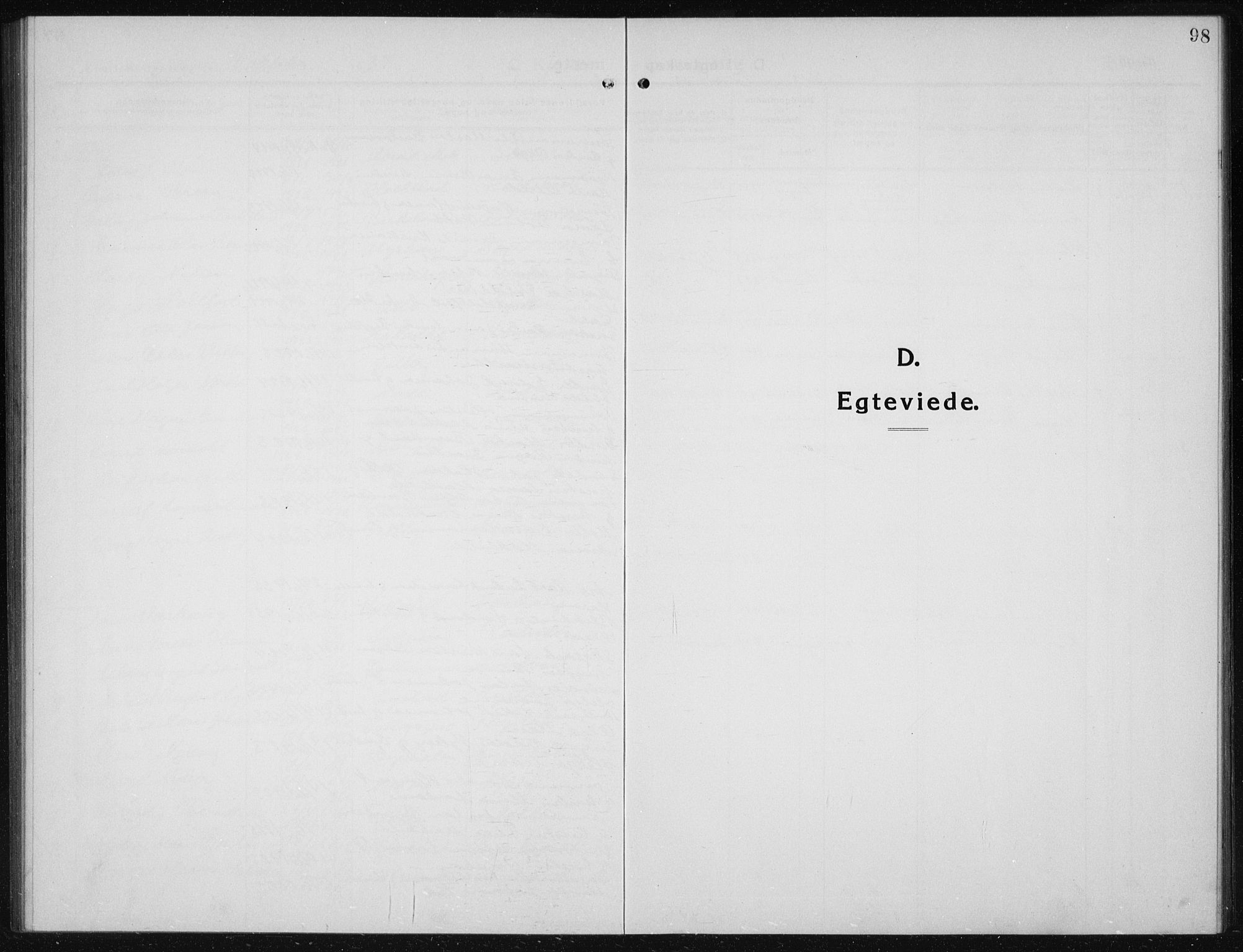 Nannestad prestekontor Kirkebøker, AV/SAO-A-10414a/G/Gc/L0002: Klokkerbok nr. III 2, 1917-1940, s. 98