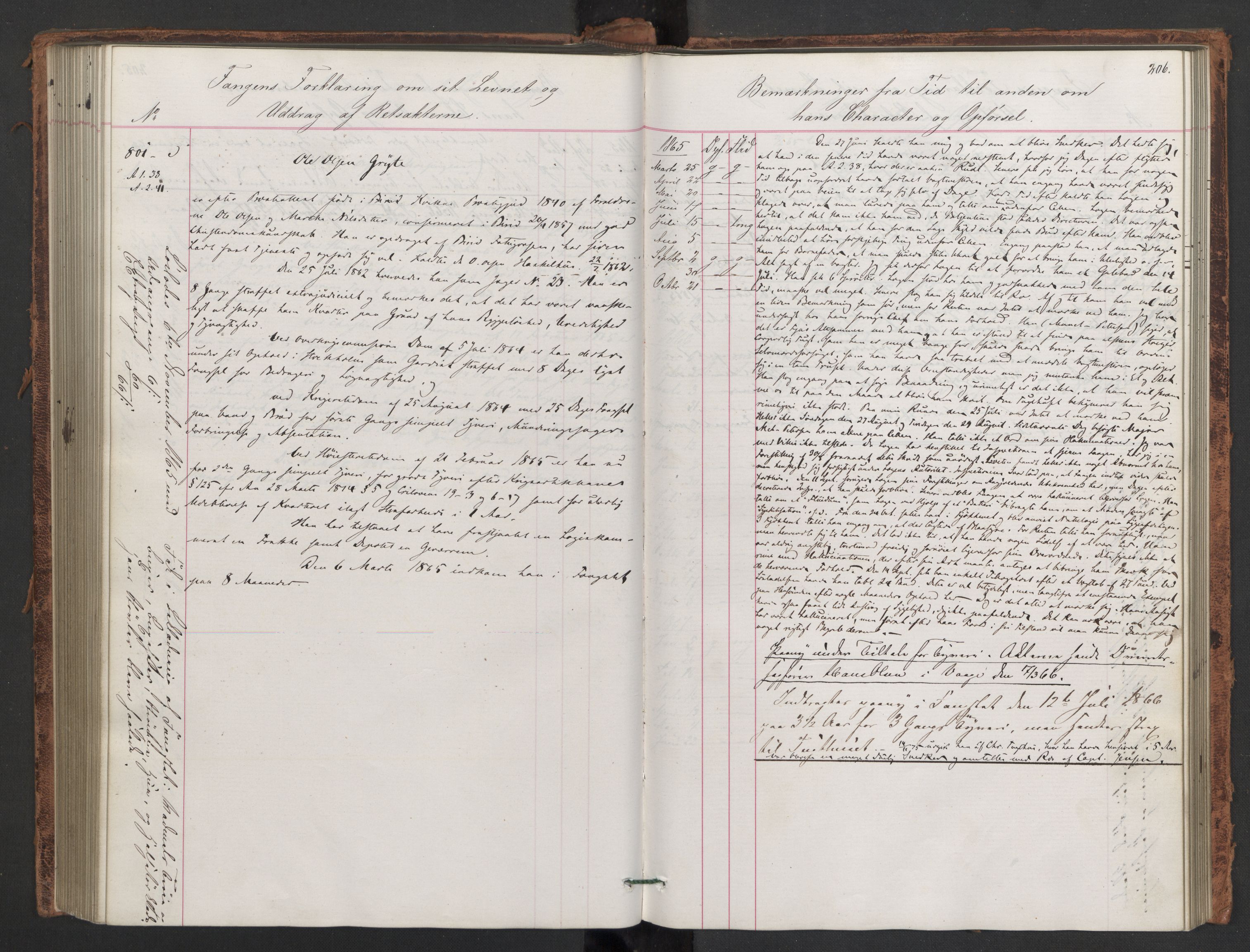 Botsfengslet, AV/RA-S-1539/D/Db/Dbb/L0009: 586c - 916c, 1863-1865, s. 206
