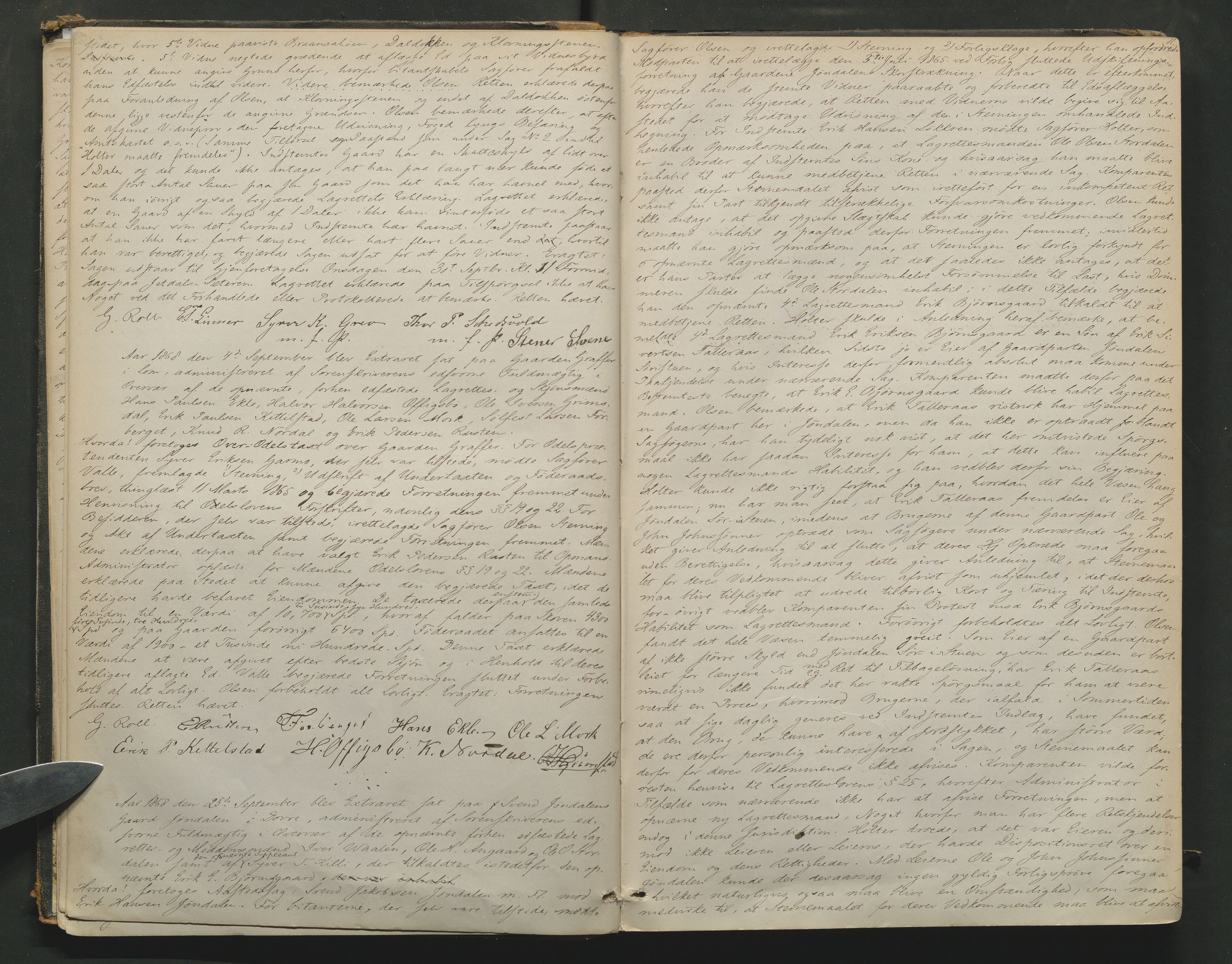 Nord-Gudbrandsdal tingrett, AV/SAH-TING-002/G/Gc/Gcb/L0003: Ekstrarettsprotokoll for åstedssaker, 1867-1876, s. 10b-11a