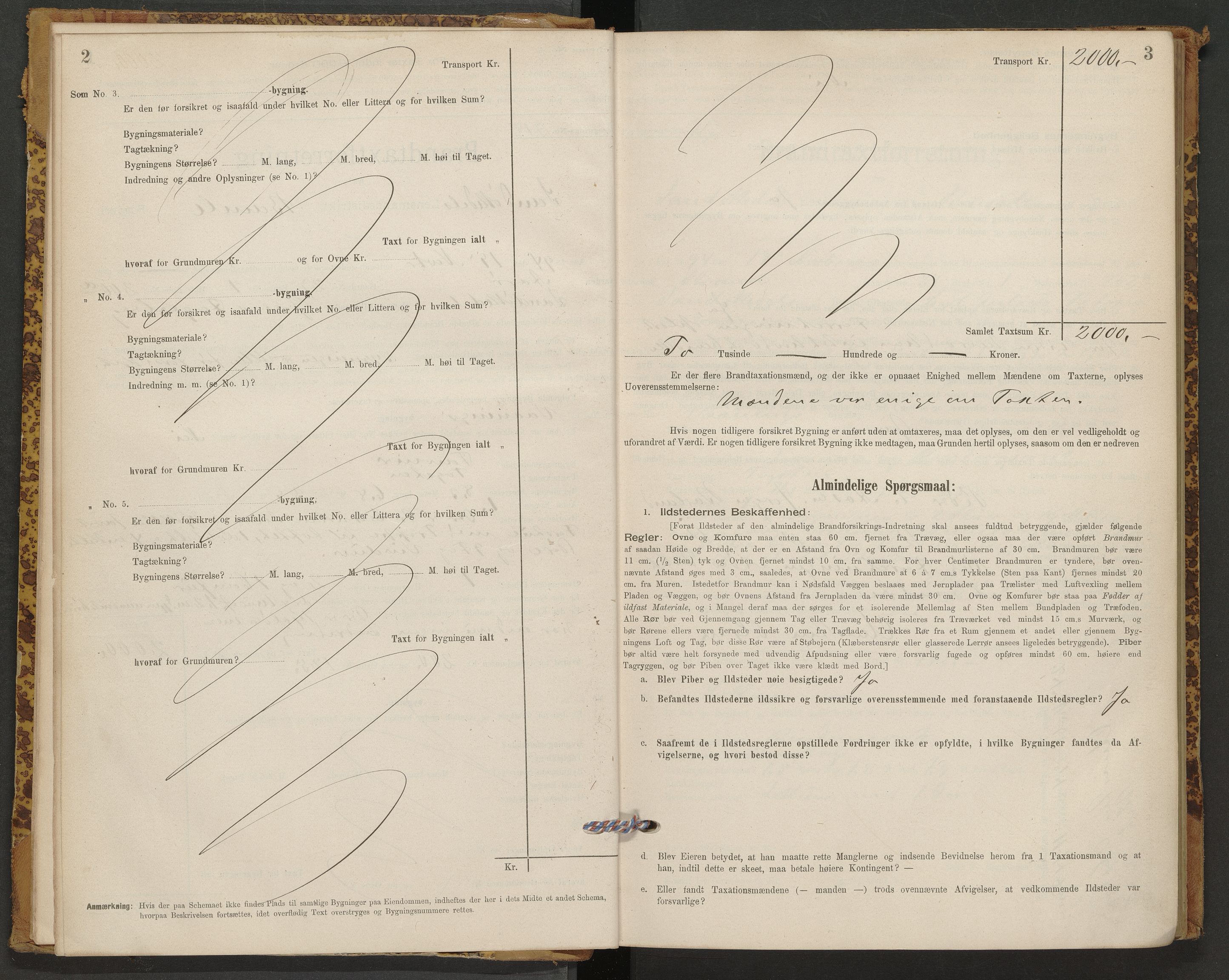 Sannidal lensmannskontor, AV/SAKO-A-569/Y/Yc/Ycb/L0001: Skjematakstprotokoll, 1894-1899