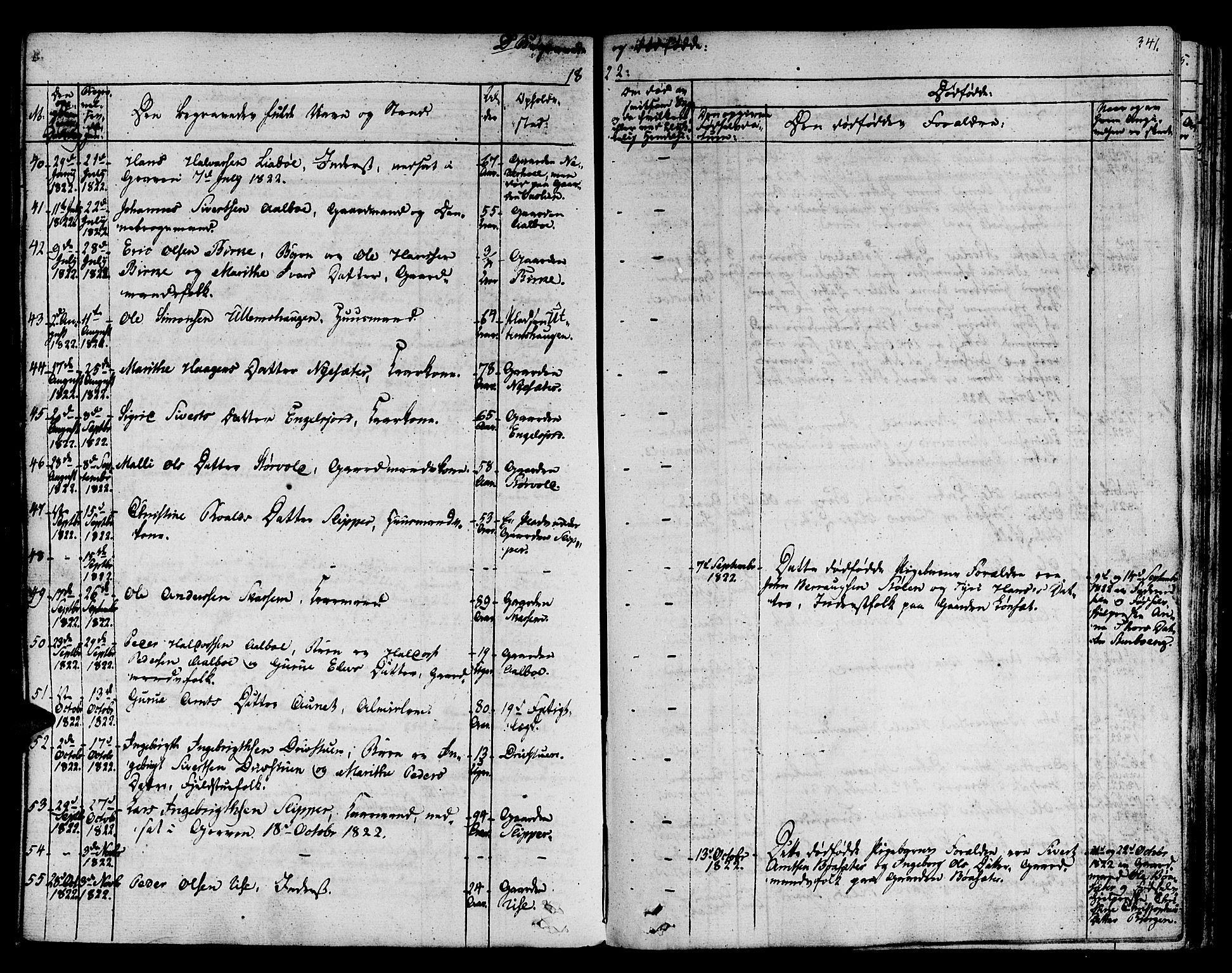 Ministerialprotokoller, klokkerbøker og fødselsregistre - Sør-Trøndelag, SAT/A-1456/678/L0897: Ministerialbok nr. 678A06-07, 1821-1847, s. 341