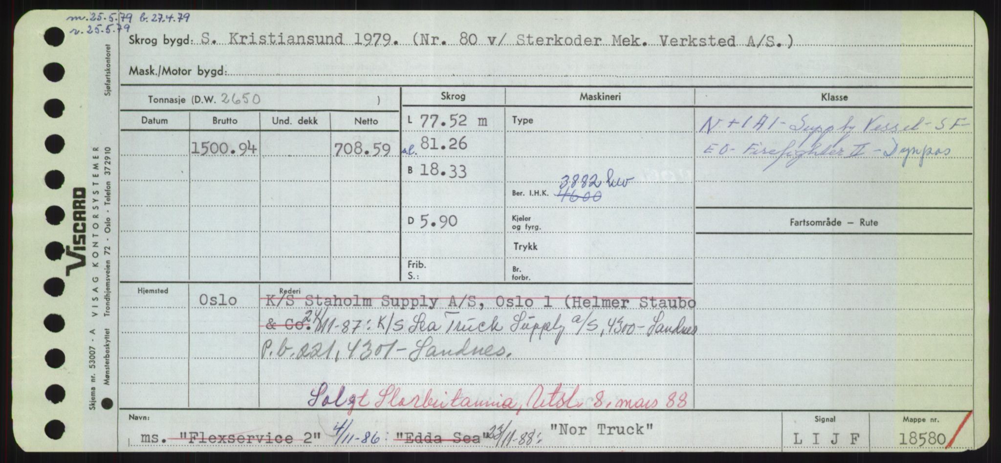 Sjøfartsdirektoratet med forløpere, Skipsmålingen, AV/RA-S-1627/H/Hd/L0026: Fartøy, N-Norhol, s. 331
