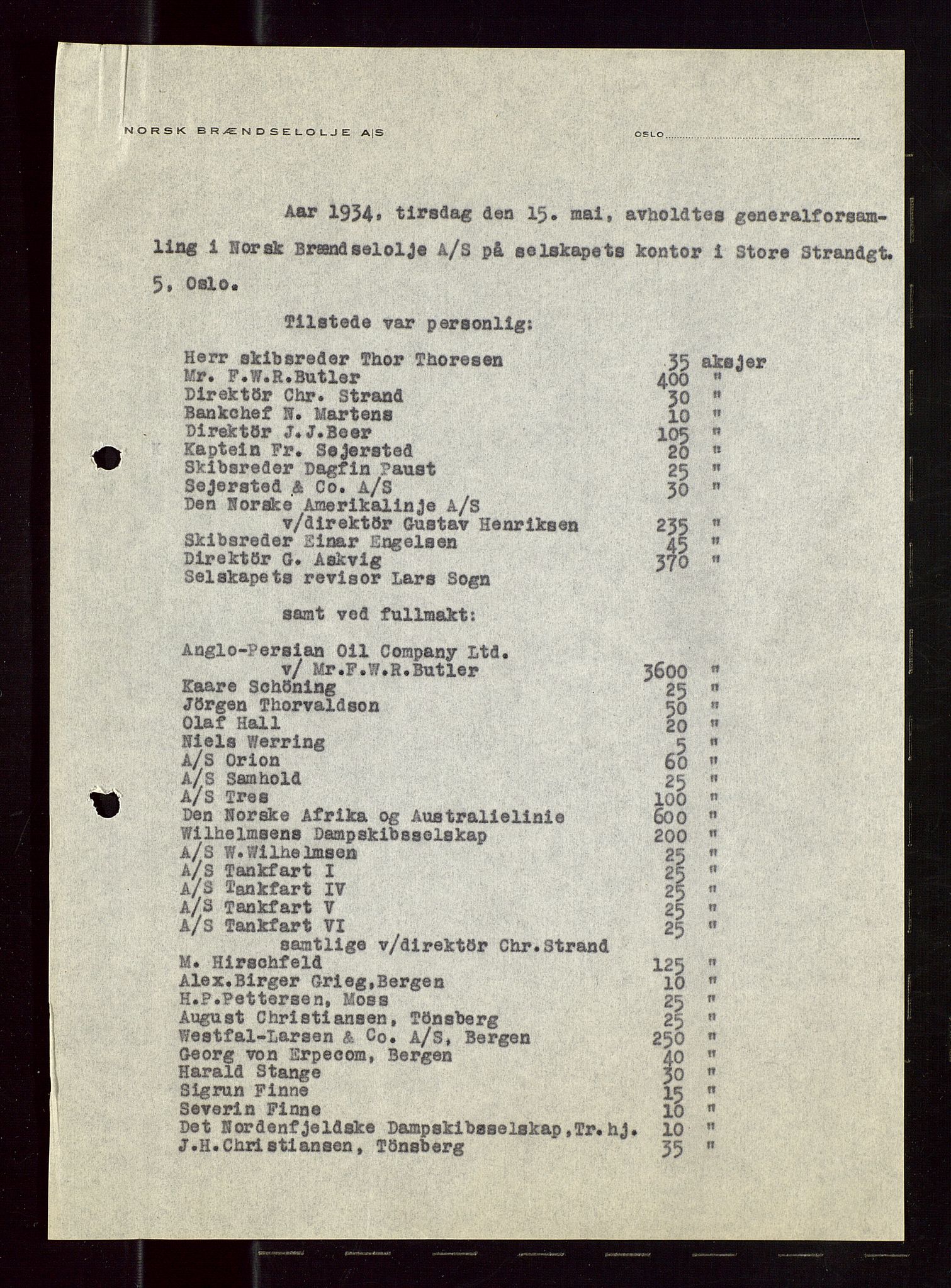 PA 1544 - Norsk Brændselolje A/S, SAST/A-101965/1/A/Aa/L0002/0002: Generalforsamling  / Generalforsamling 1933, 1934, 1933-1934, s. 132