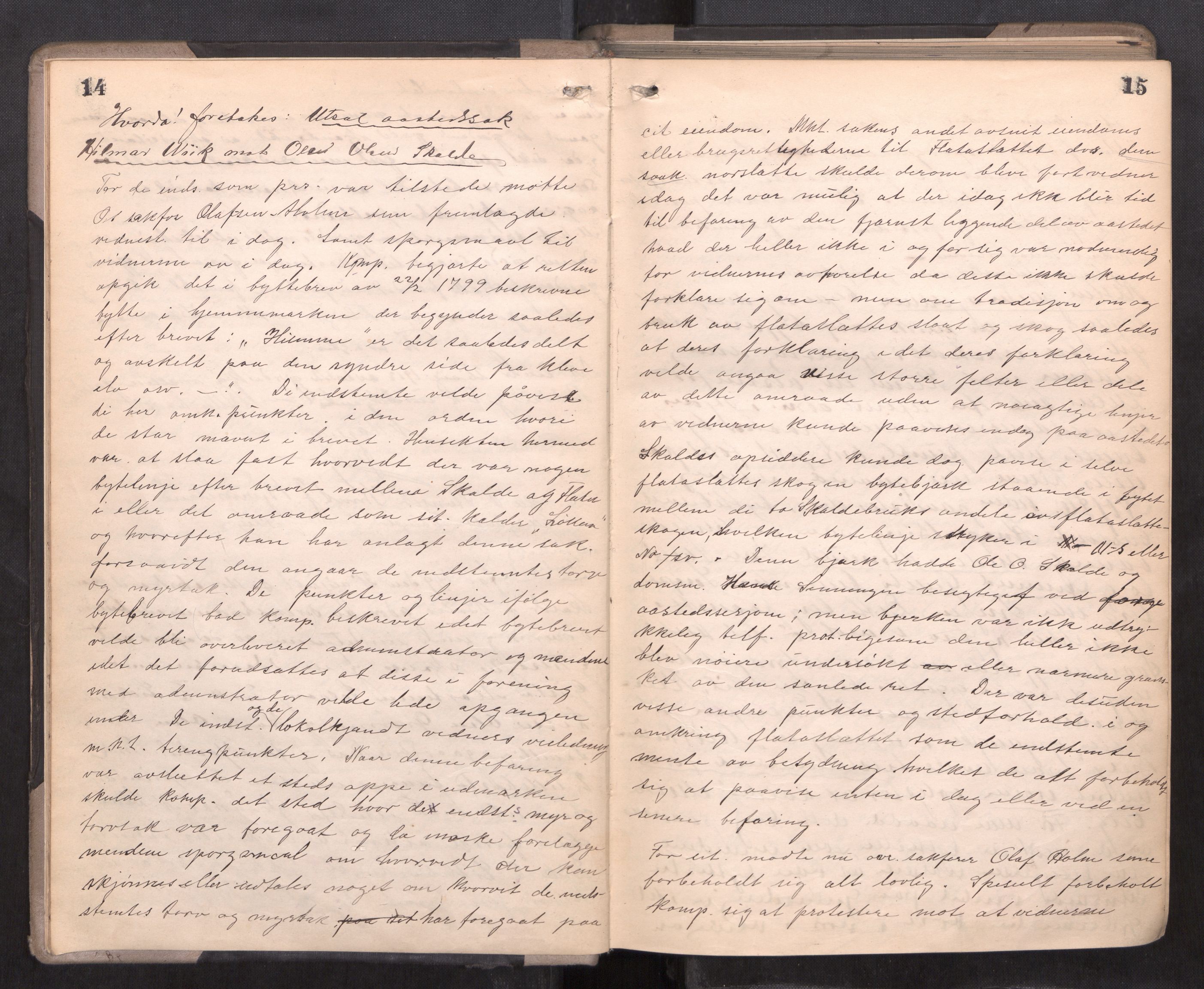 Romsdal sorenskriveri, AV/SAT-A-4149/1/1/1B/L0019: Ekstrarettsprotokoll, 1919-1921, s. 14-15