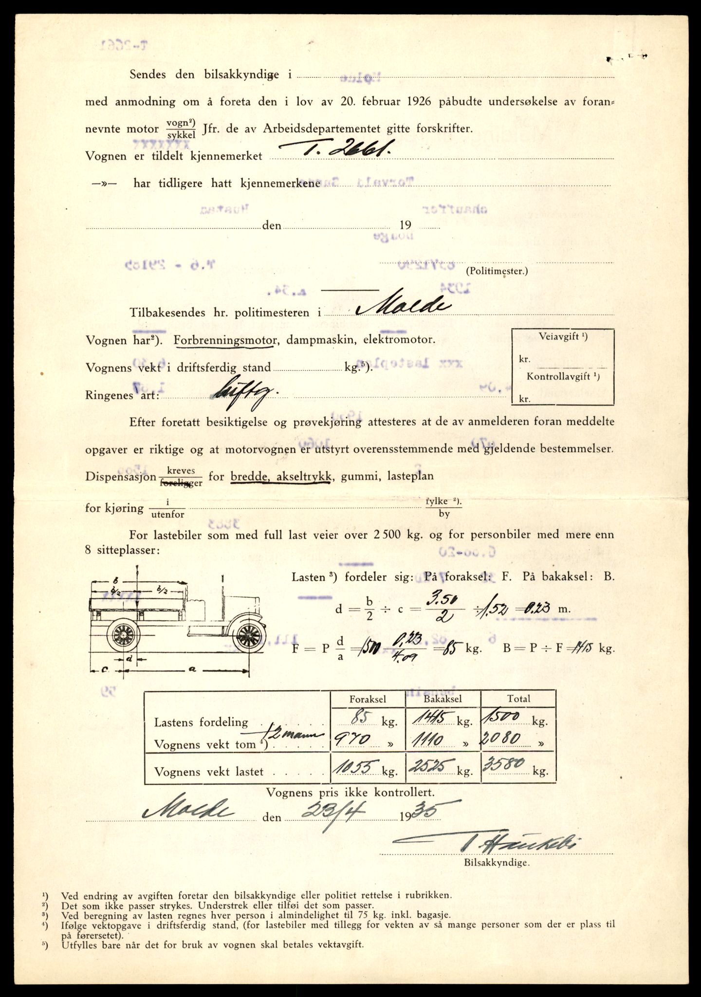 Møre og Romsdal vegkontor - Ålesund trafikkstasjon, AV/SAT-A-4099/F/Fe/L0014: Registreringskort for kjøretøy T 1565 - T 1698, 1927-1998, s. 2079