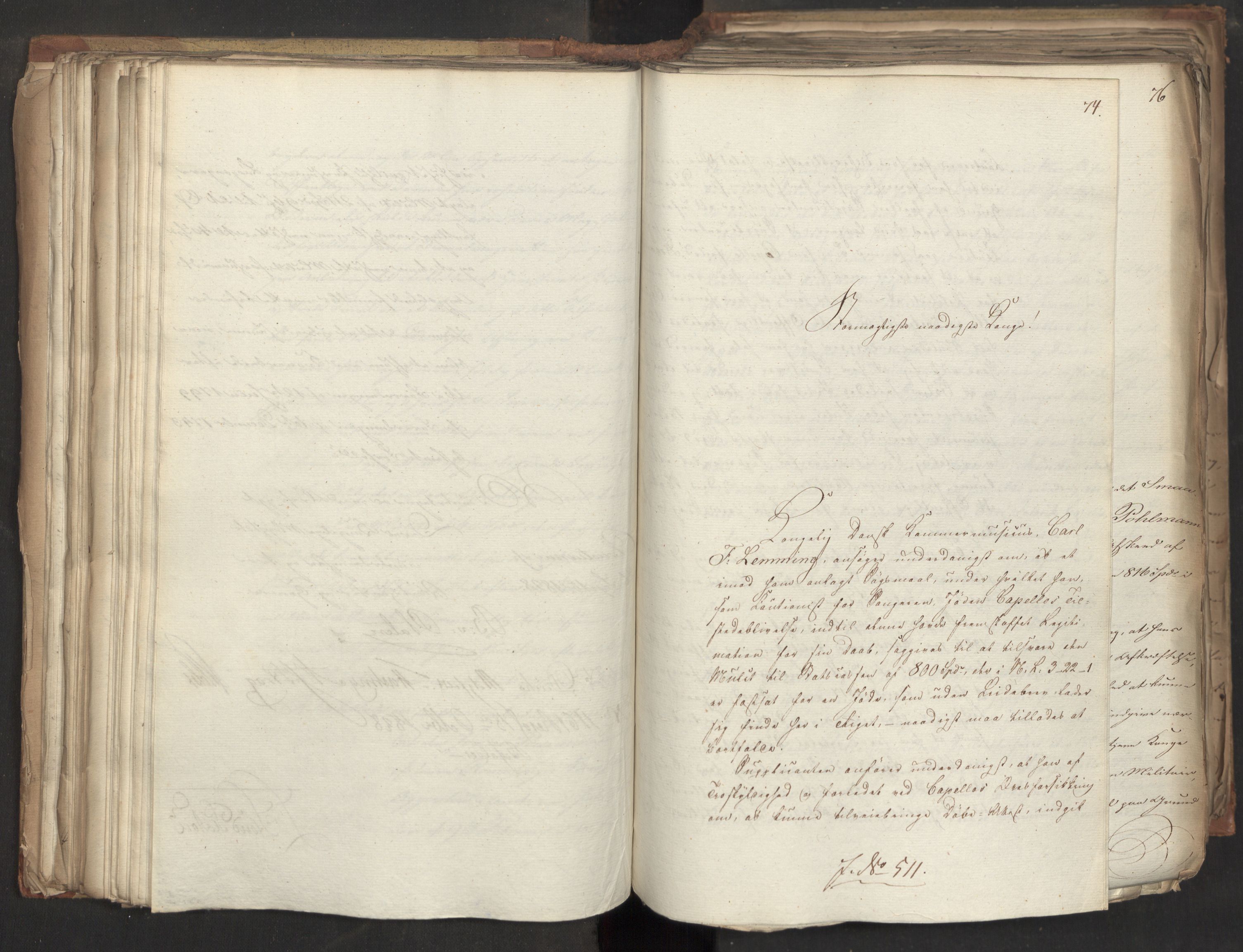 Statsrådsavdelingen i Stockholm, AV/RA-S-1003/D/Da/L0056: Regjeringsinnstillinger nr. 436-650, 1828, s. 196