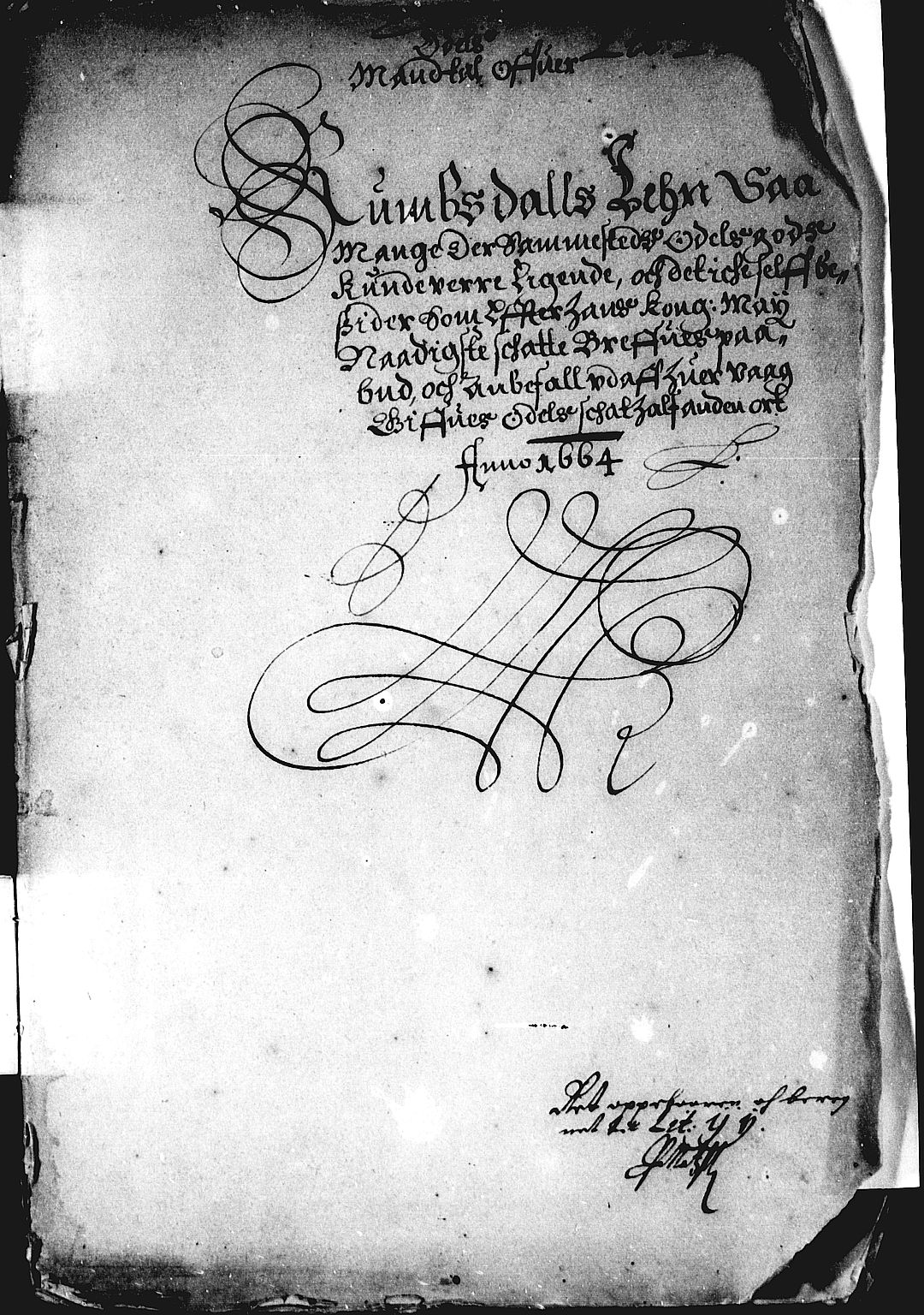 Rentekammeret inntil 1814, Reviderte regnskaper, Stiftamtstueregnskaper, Trondheim stiftamt og Nordland amt, AV/RA-EA-6044/R/Rd/L0010: Trondheim stiftamt, 1664