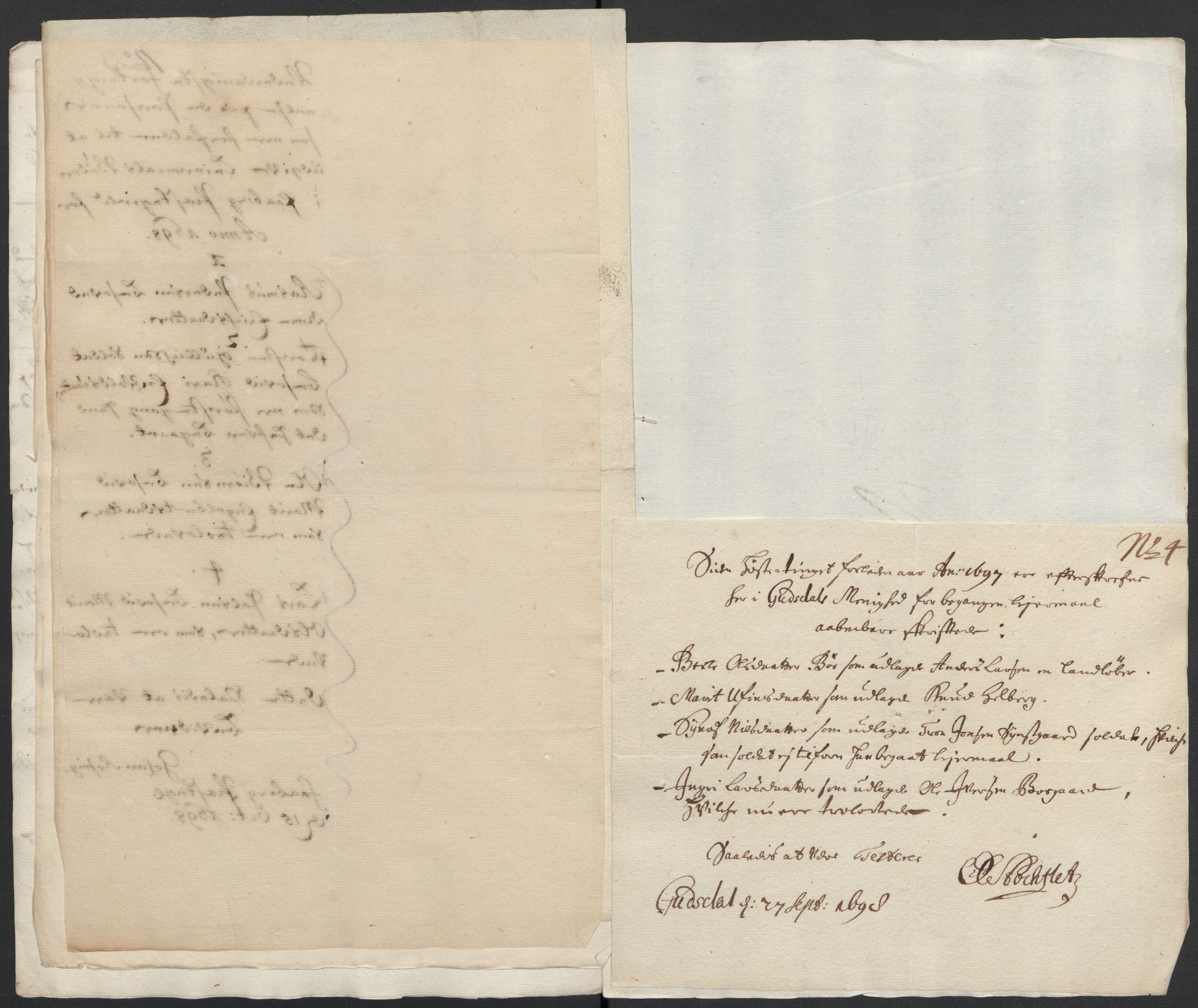 Rentekammeret inntil 1814, Reviderte regnskaper, Fogderegnskap, AV/RA-EA-4092/R17/L1171: Fogderegnskap Gudbrandsdal, 1698, s. 58