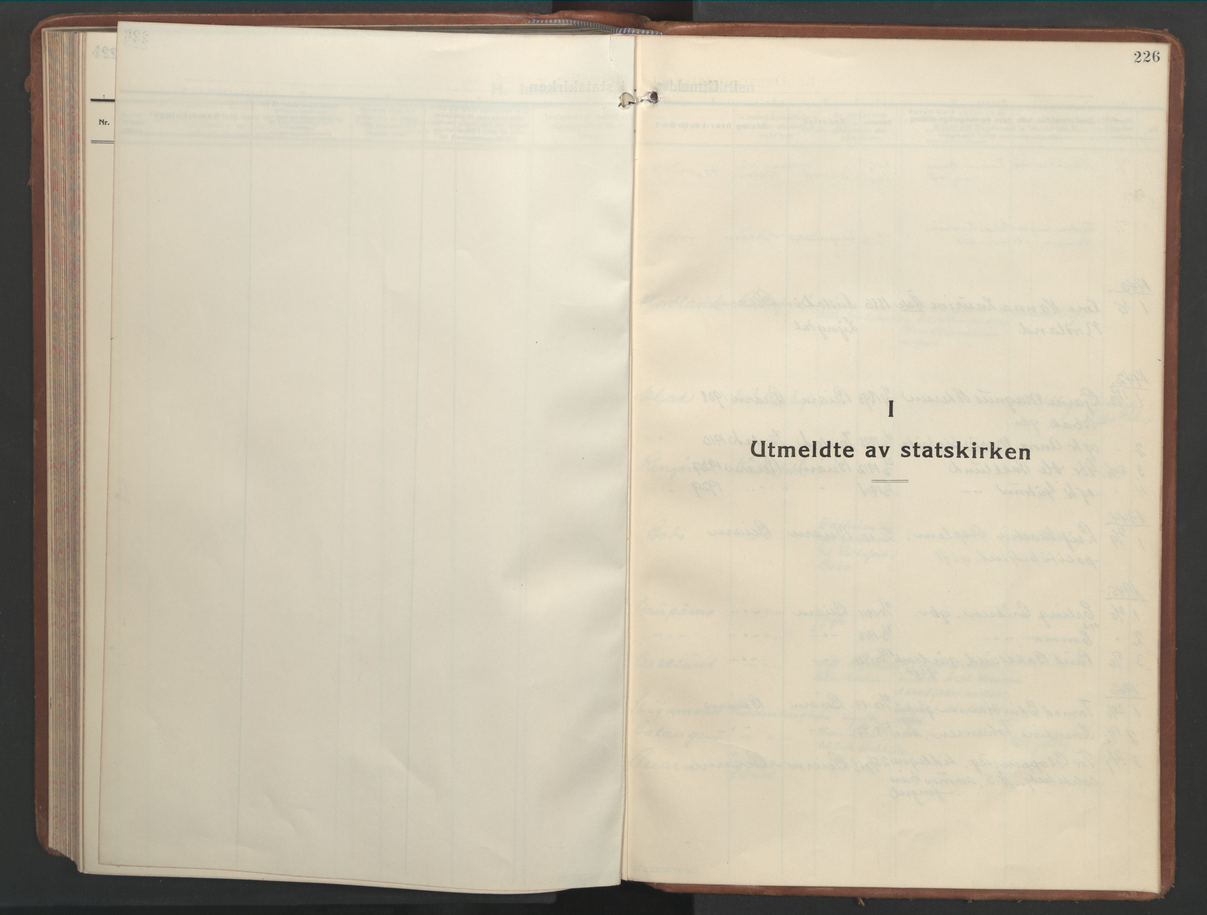 Ministerialprotokoller, klokkerbøker og fødselsregistre - Nordland, SAT/A-1459/846/L0657: Klokkerbok nr. 846C07, 1936-1952, s. 226