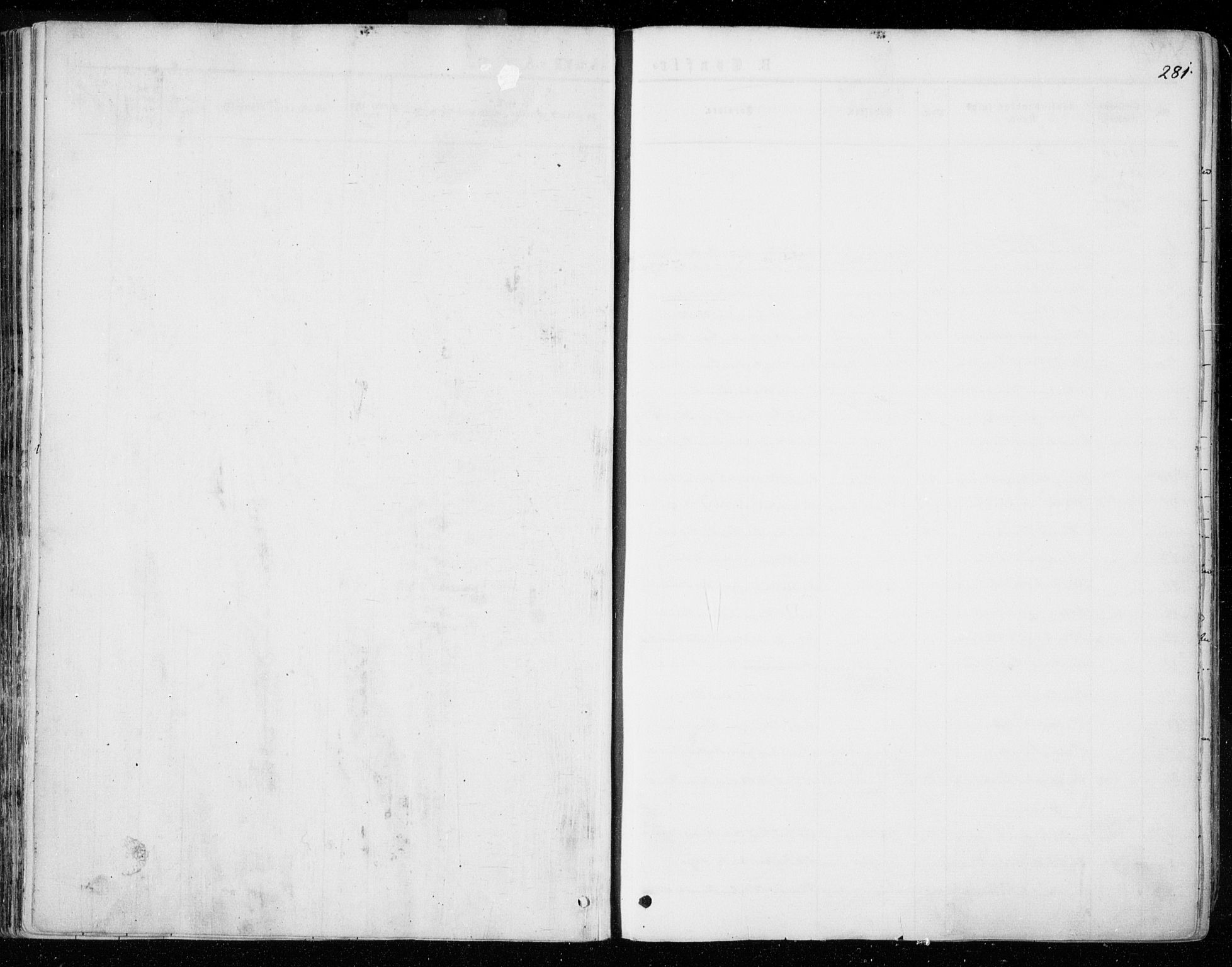 Ministerialprotokoller, klokkerbøker og fødselsregistre - Nordland, AV/SAT-A-1459/872/L1033: Ministerialbok nr. 872A08, 1840-1863, s. 281