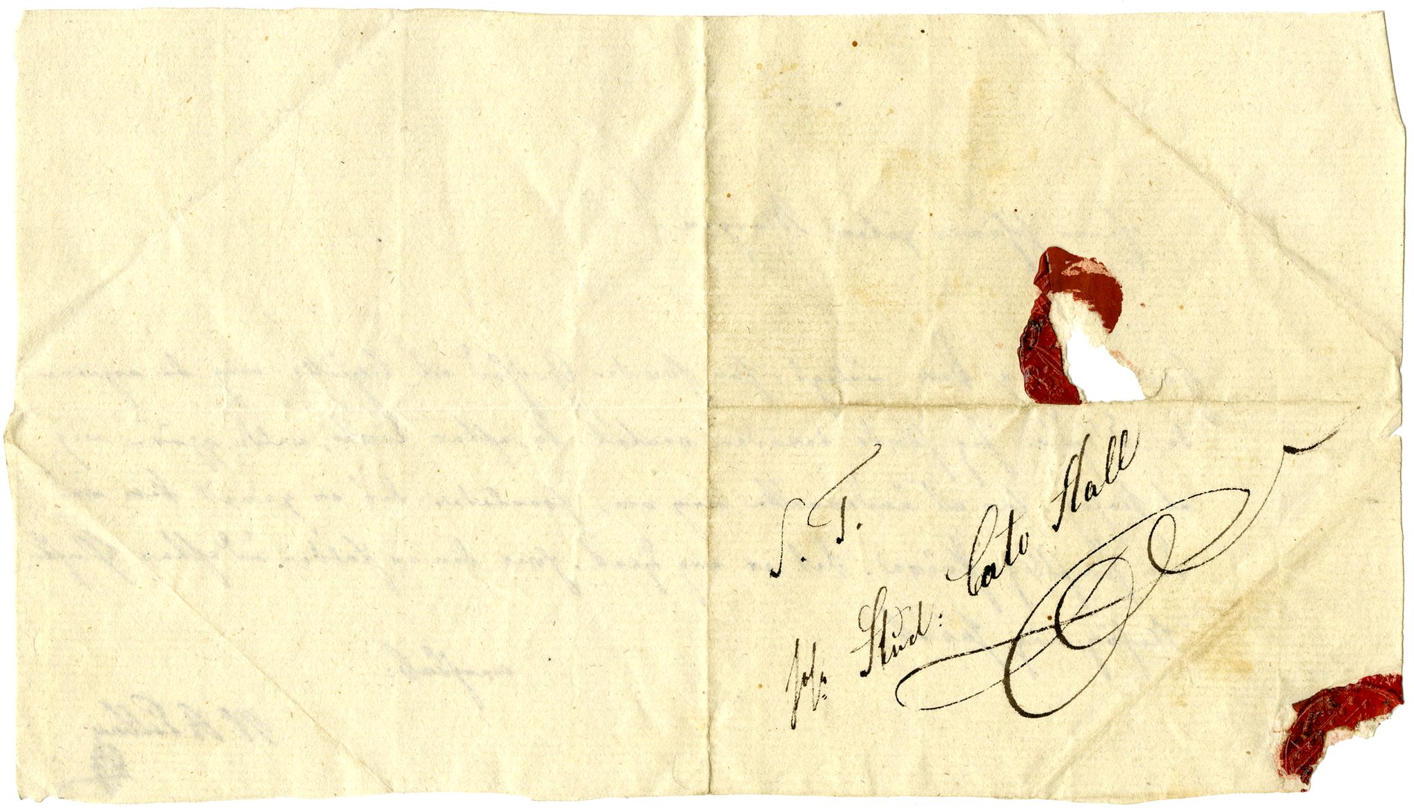 Diderik Maria Aalls brevsamling, NF/Ark-1023/F/L0002: D.M. Aalls brevsamling. B - C, 1799-1889, s. 366
