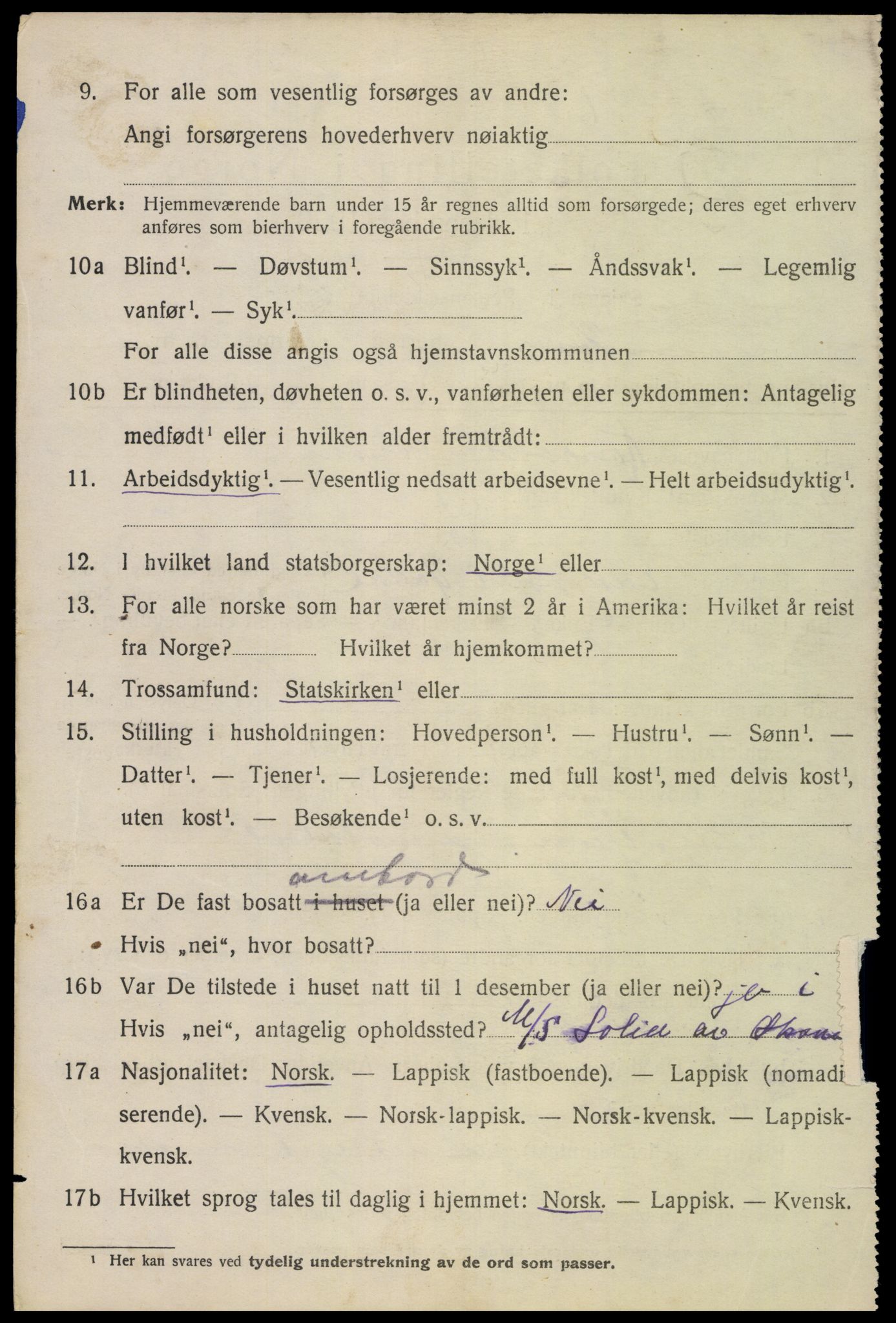 SAT, Folketelling 1920 for 1868 Øksnes herred, 1920, s. 2393