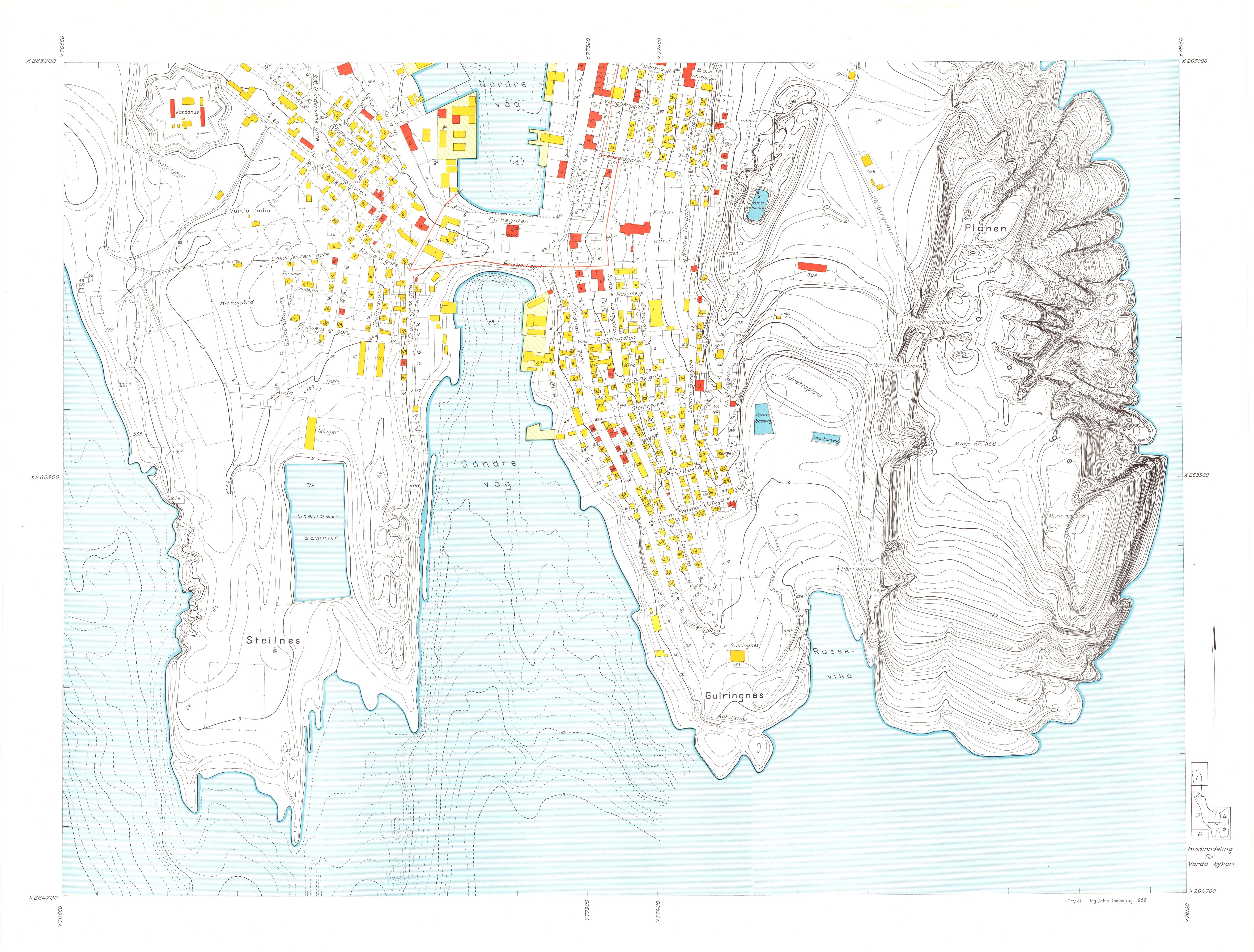 Vardø kommune / Teknisk Næring Plan og Kultur, VAMU/-, 1956