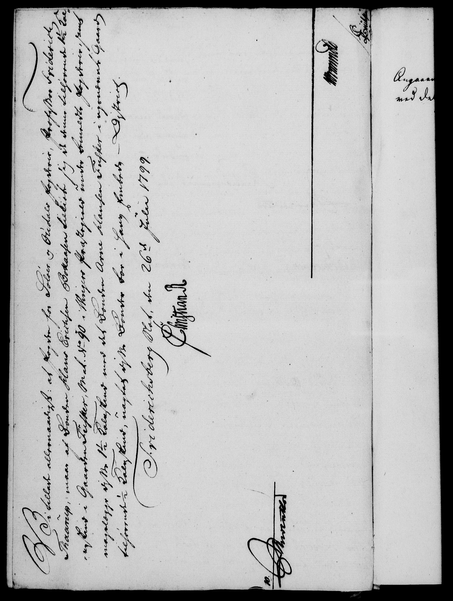 Rentekammeret, Kammerkanselliet, AV/RA-EA-3111/G/Gf/Gfa/L0081: Norsk relasjons- og resolusjonsprotokoll (merket RK 52.81), 1799, s. 463
