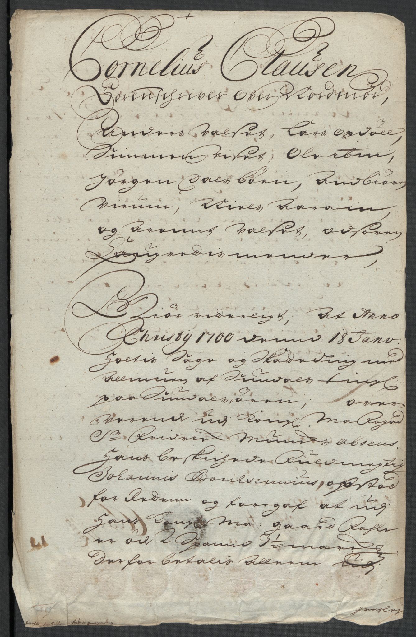 Rentekammeret inntil 1814, Reviderte regnskaper, Fogderegnskap, RA/EA-4092/R56/L3738: Fogderegnskap Nordmøre, 1699, s. 119