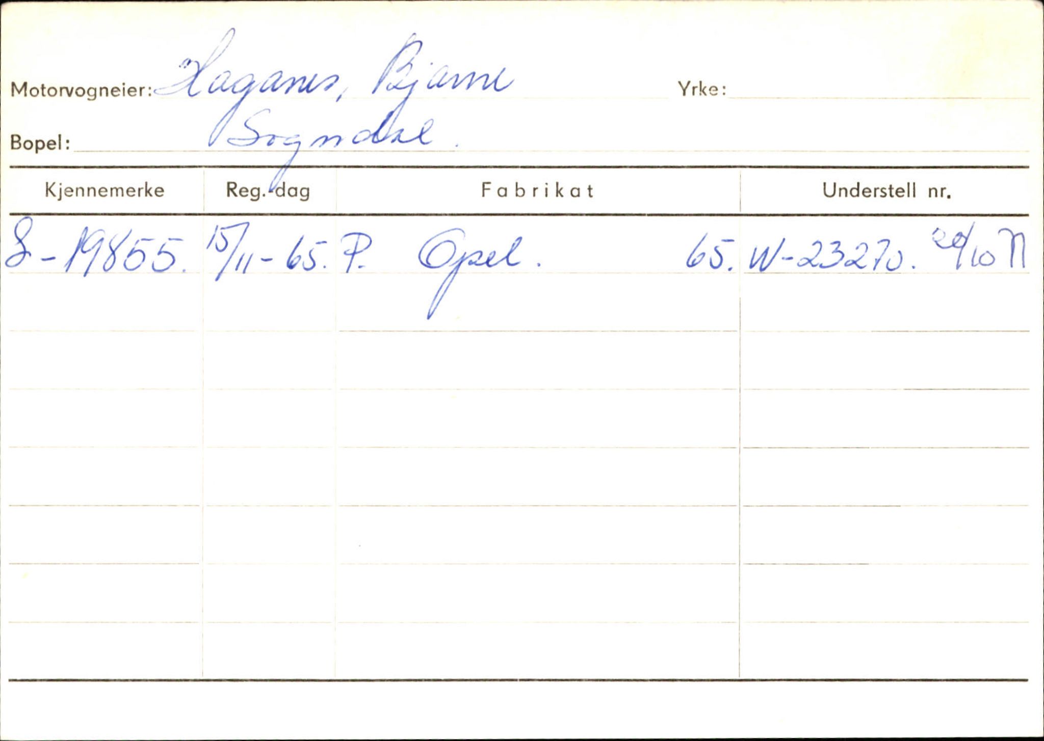 Statens vegvesen, Sogn og Fjordane vegkontor, SAB/A-5301/4/F/L0124: Eigarregister Sogndal A-U, 1945-1975, s. 733