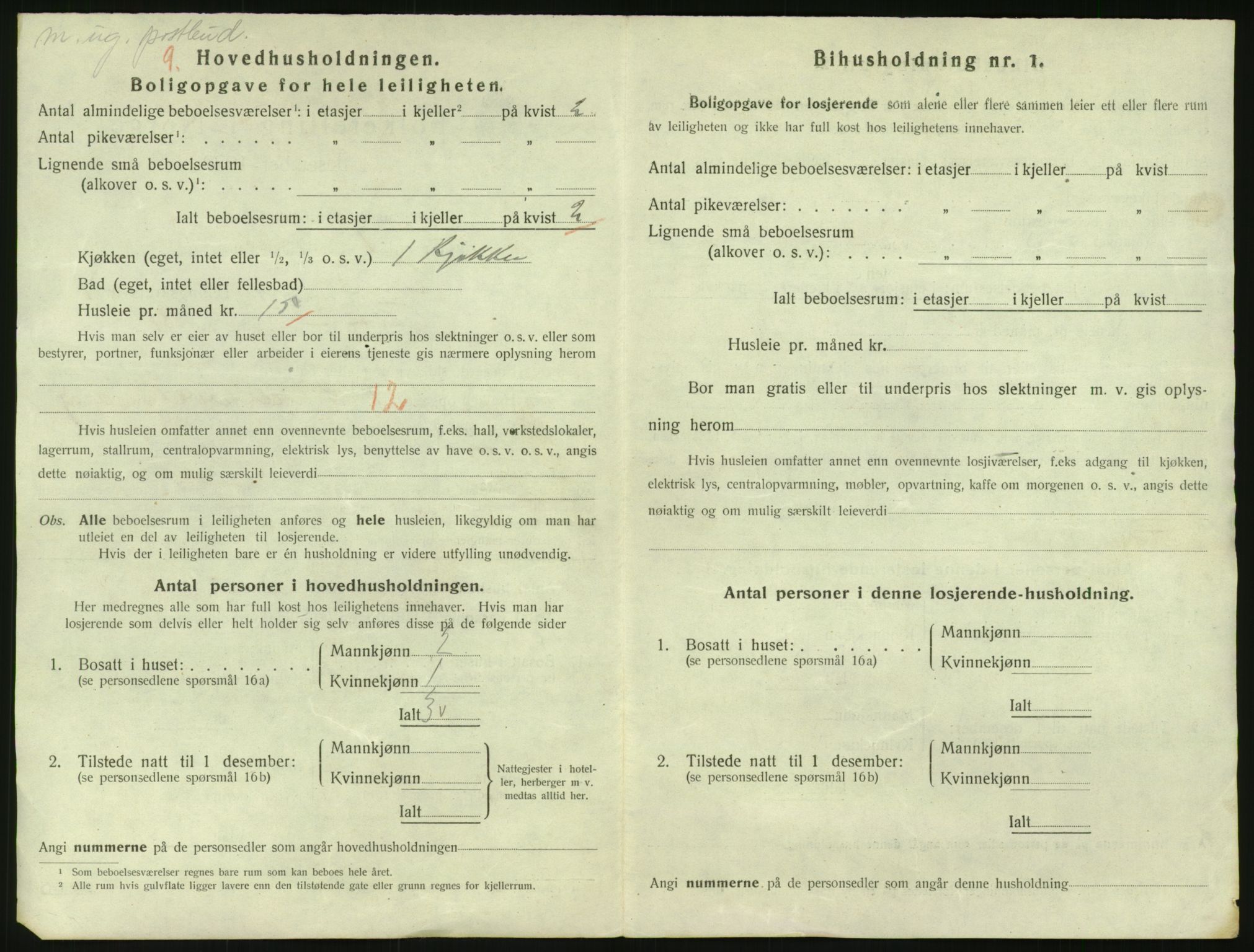 SAK, Folketelling 1920 for 0901 Risør kjøpstad, 1920, s. 1336