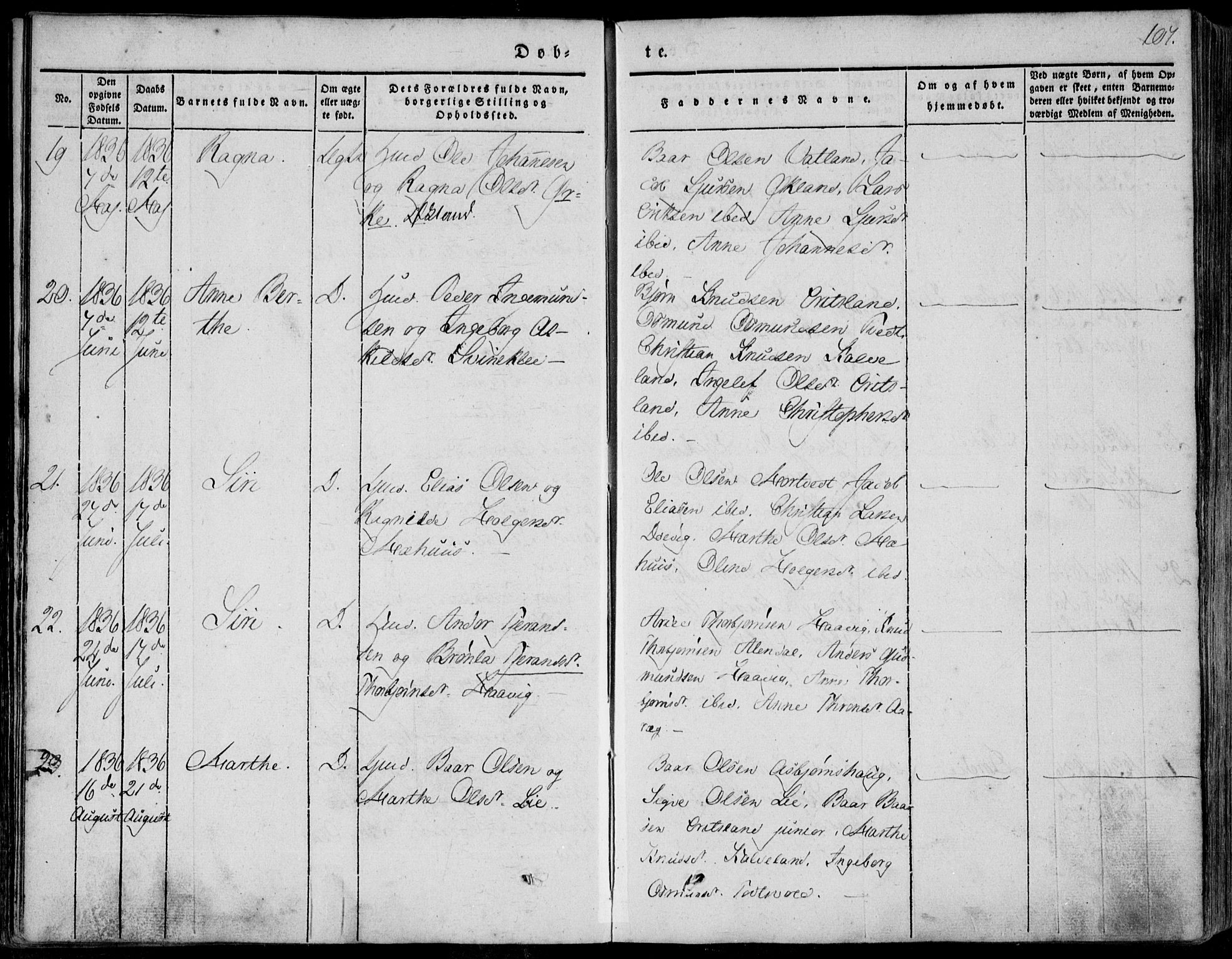 Skjold sokneprestkontor, AV/SAST-A-101847/H/Ha/Haa/L0006: Ministerialbok nr. A 6.1, 1835-1858, s. 107