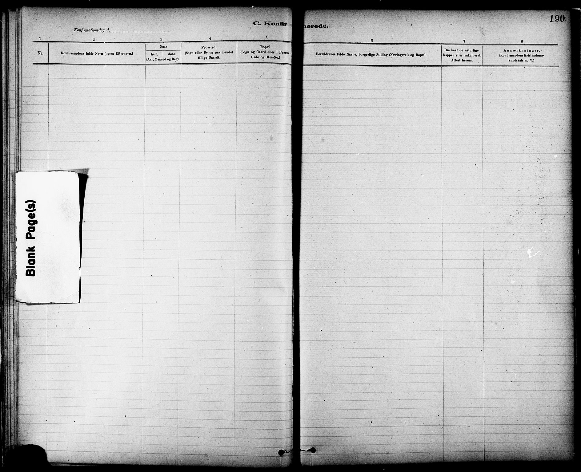 Ministerialprotokoller, klokkerbøker og fødselsregistre - Nord-Trøndelag, AV/SAT-A-1458/724/L0267: Klokkerbok nr. 724C03, 1879-1898, s. 190