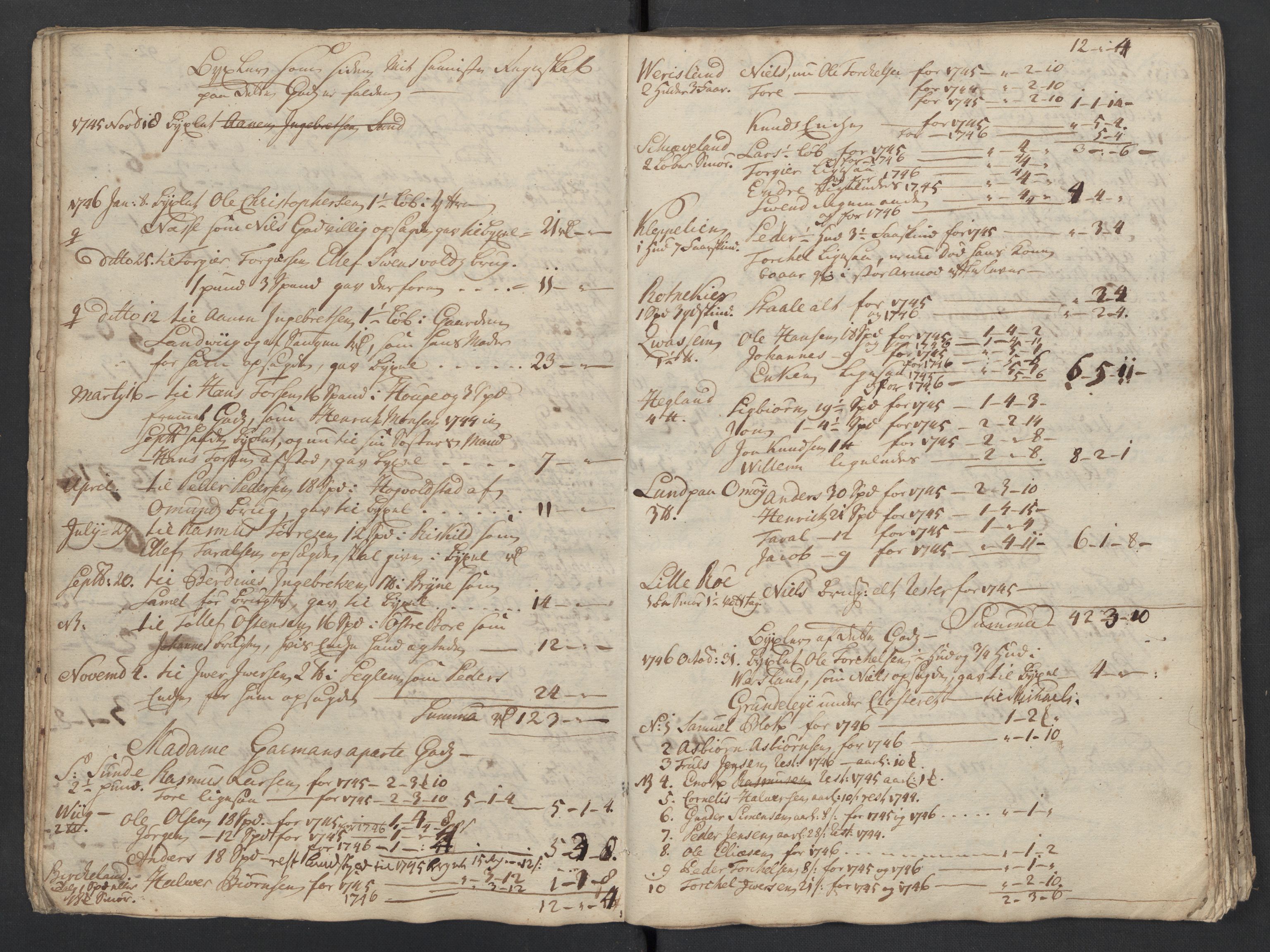 Pa 0119 - Smith, Lauritz Andersen og Lauritz Lauritzen, SAST/A-100231/O/L0001: Kopibøker m.m., 1746-1755, s. 31