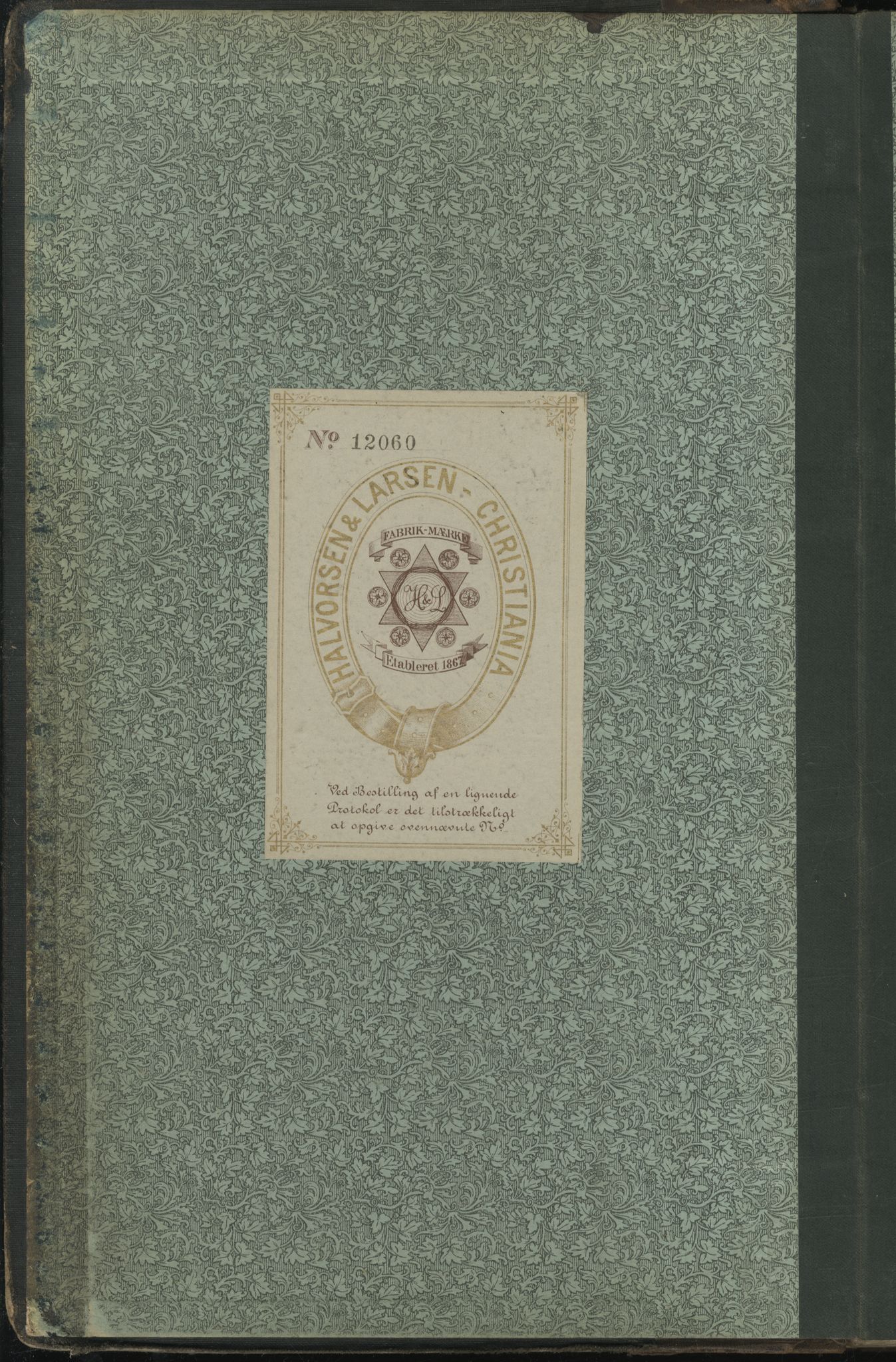 Brodtkorb handel A/S, VAMU/A-0001/F/Fa/L0007/0001: Kompanibøker. Innenbys / Compagnibog No 3 for Indenbyes Fiskere , 1896-1899