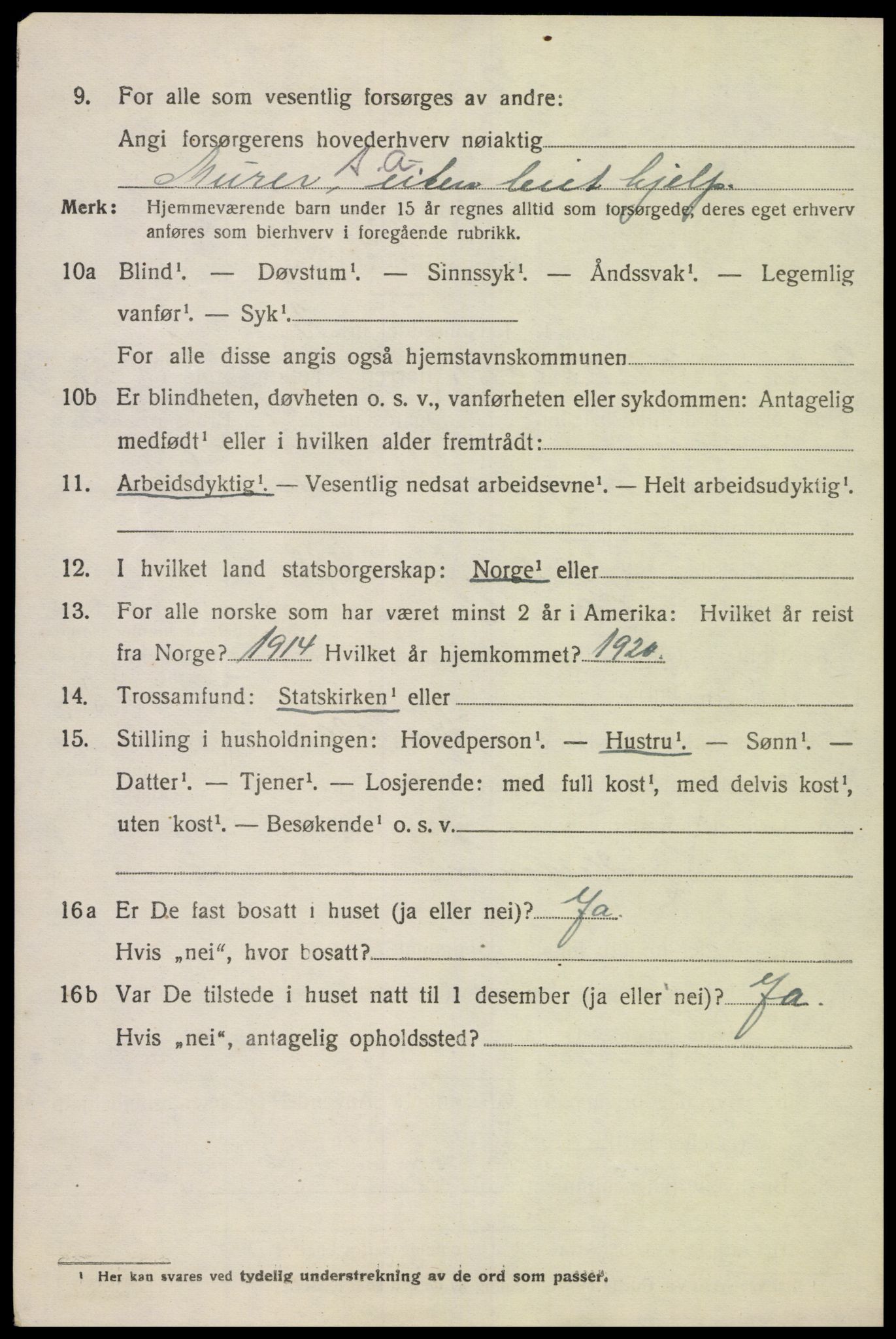 SAK, Folketelling 1920 for 1019 Halse og Harkmark herred, 1920, s. 7310