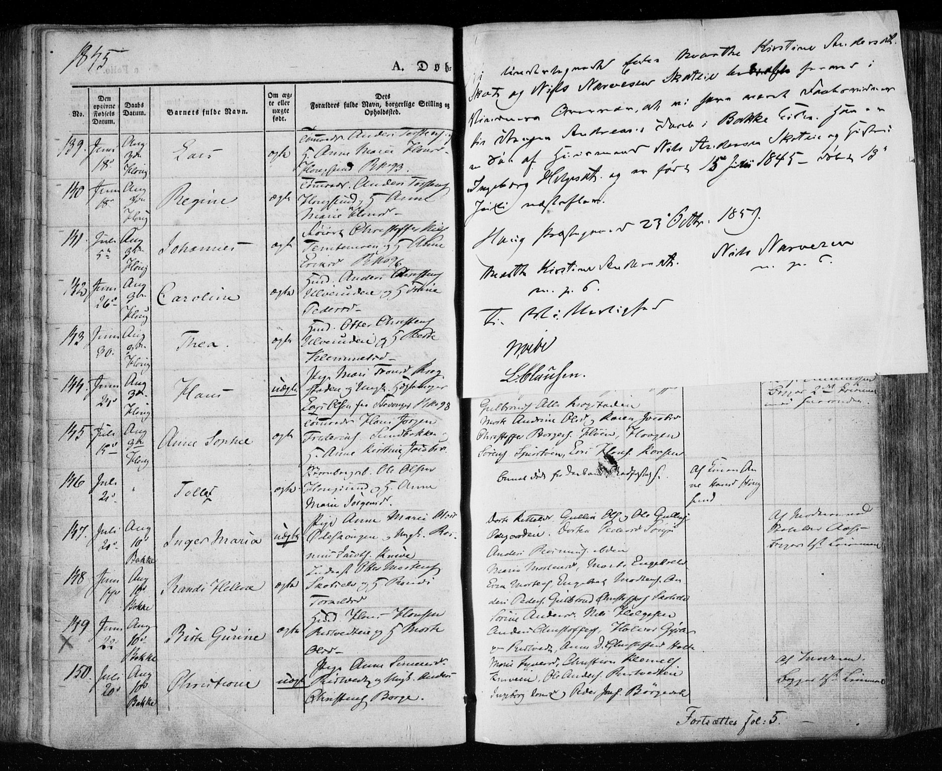 Eiker kirkebøker, AV/SAKO-A-4/F/Fa/L0013a: Ministerialbok nr. I 13A, 1832-1845