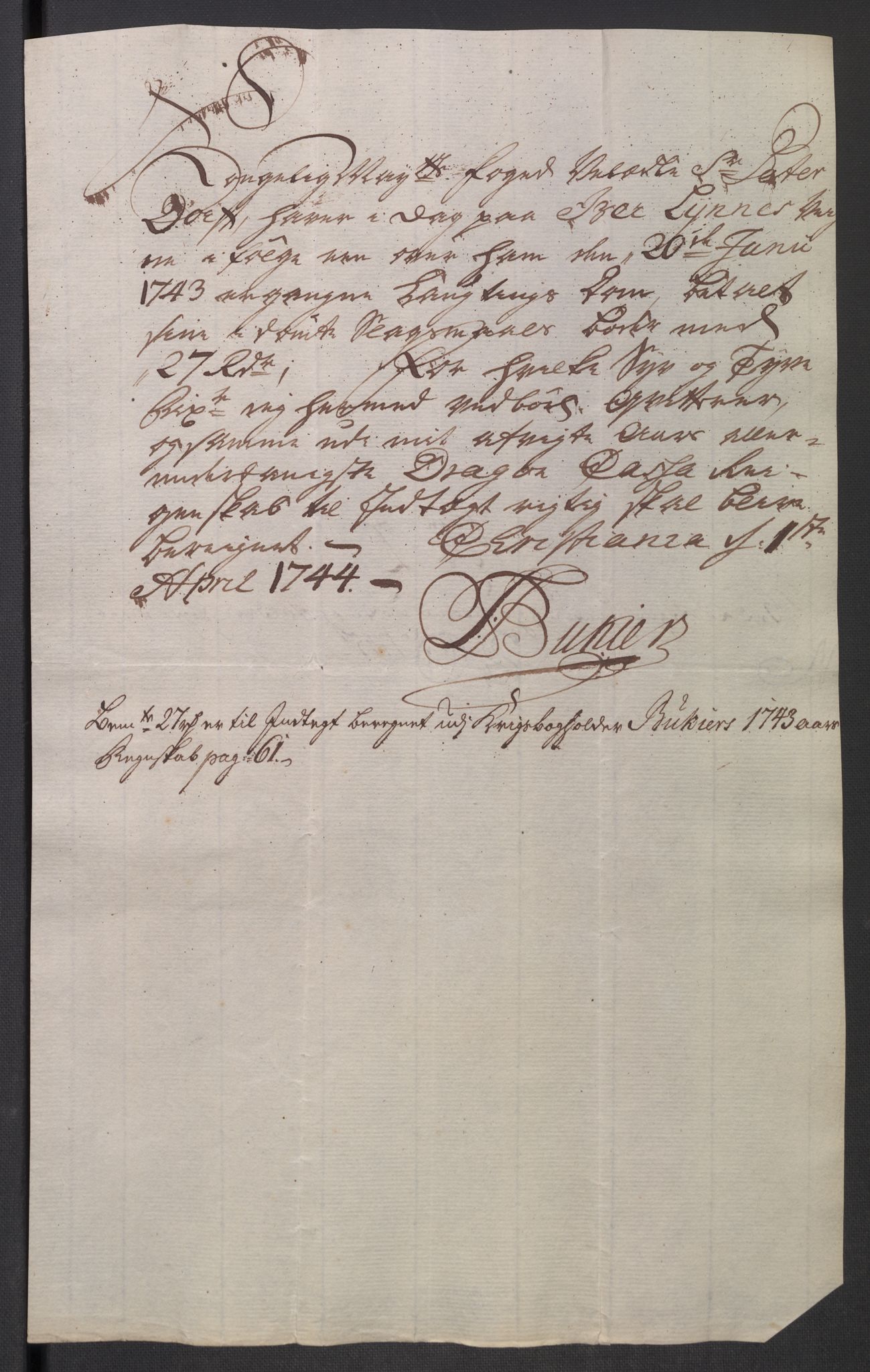 Rentekammeret inntil 1814, Reviderte regnskaper, Fogderegnskap, AV/RA-EA-4092/R18/L1345: Fogderegnskap Hadeland, Toten og Valdres, 1745-1746, s. 329