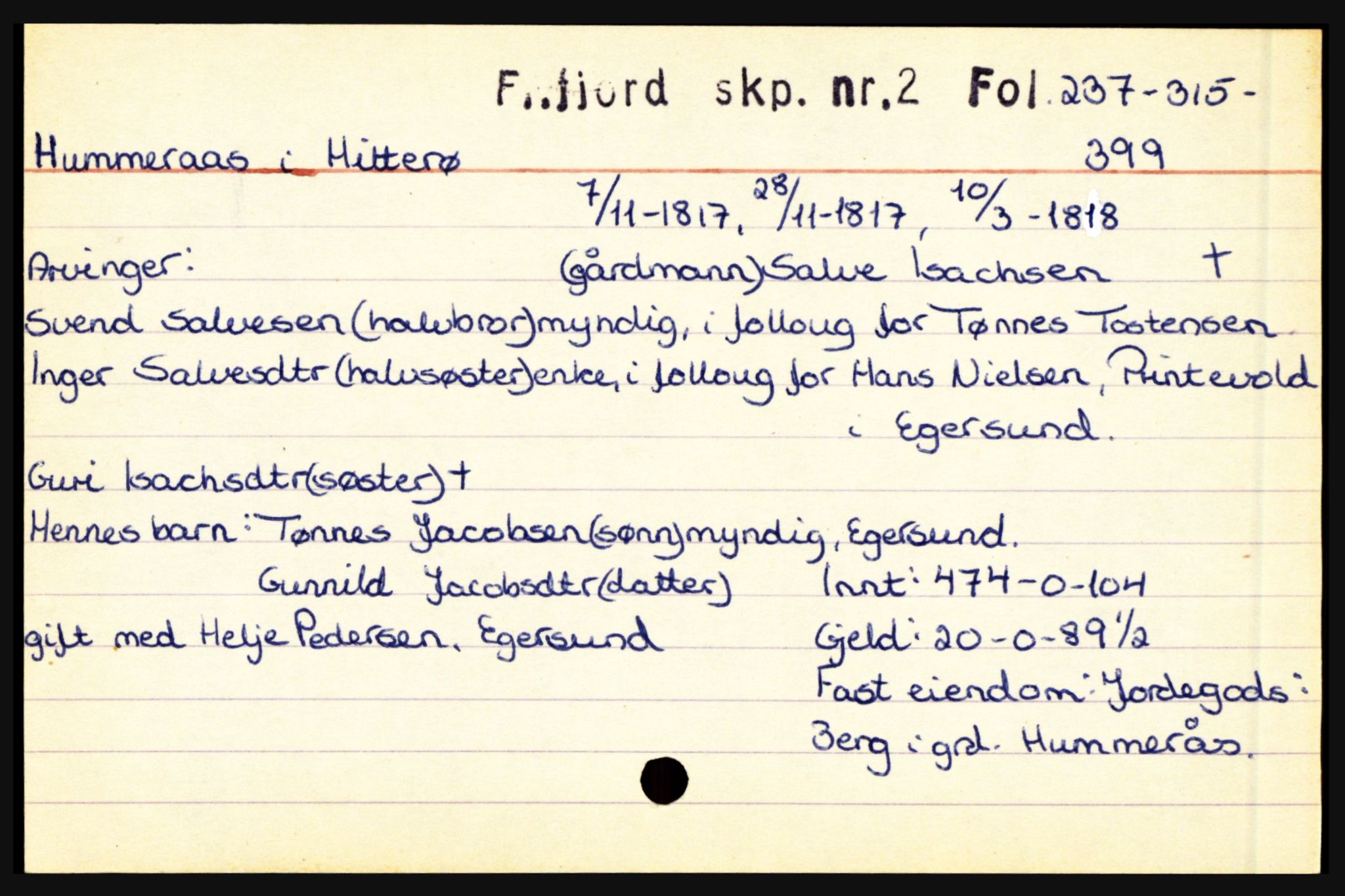 Flekkefjord sorenskriveri, AV/SAK-1221-0001/H, s. 695