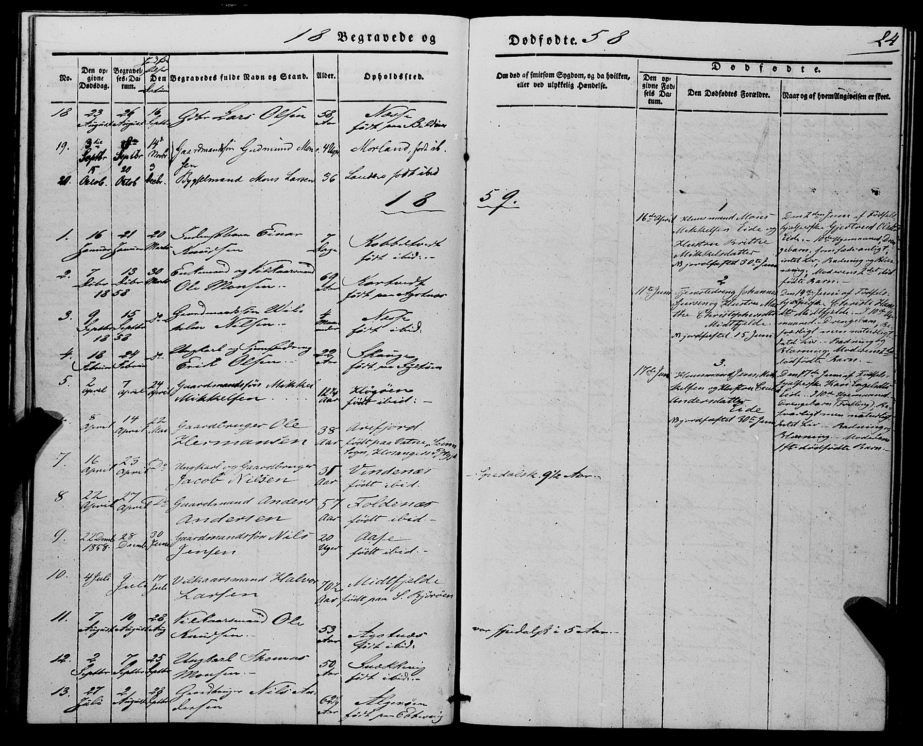 Fjell sokneprestembete, AV/SAB-A-75301/H/Haa: Ministerialbok nr. A 7, 1847-1877, s. 24