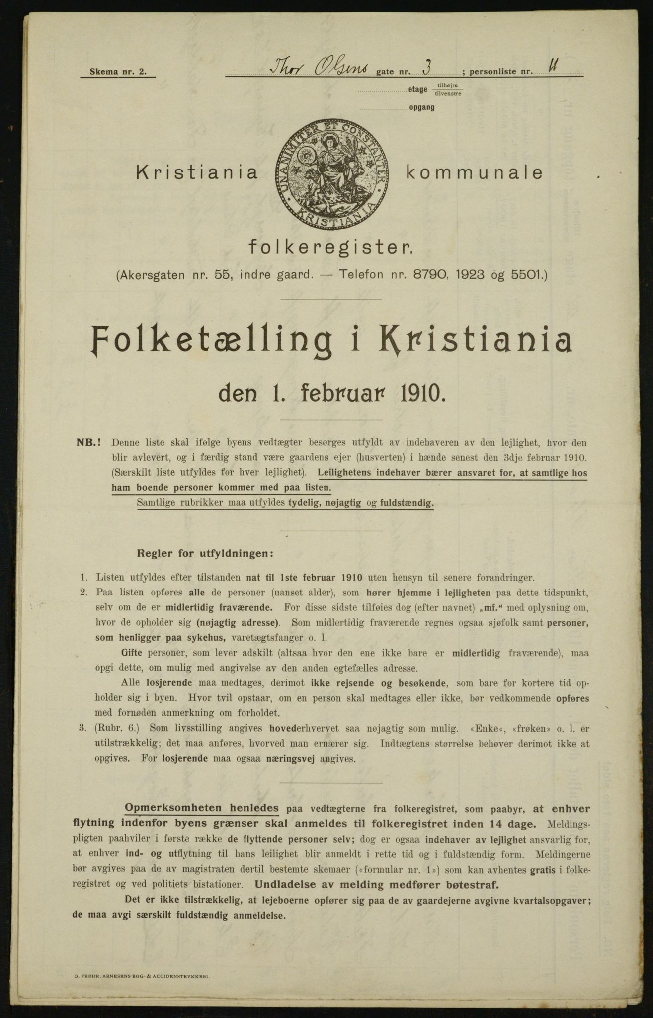 OBA, Kommunal folketelling 1.2.1910 for Kristiania, 1910, s. 103729