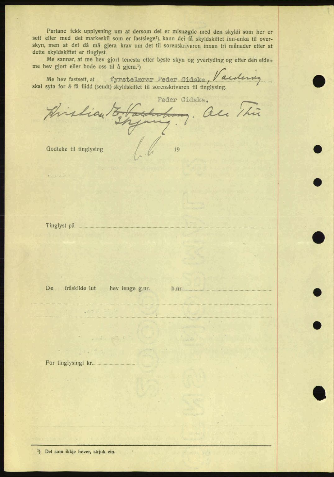 Nordre Sunnmøre sorenskriveri, AV/SAT-A-0006/1/2/2C/2Ca: Pantebok nr. A2, 1936-1937, Dagboknr: 78/1937